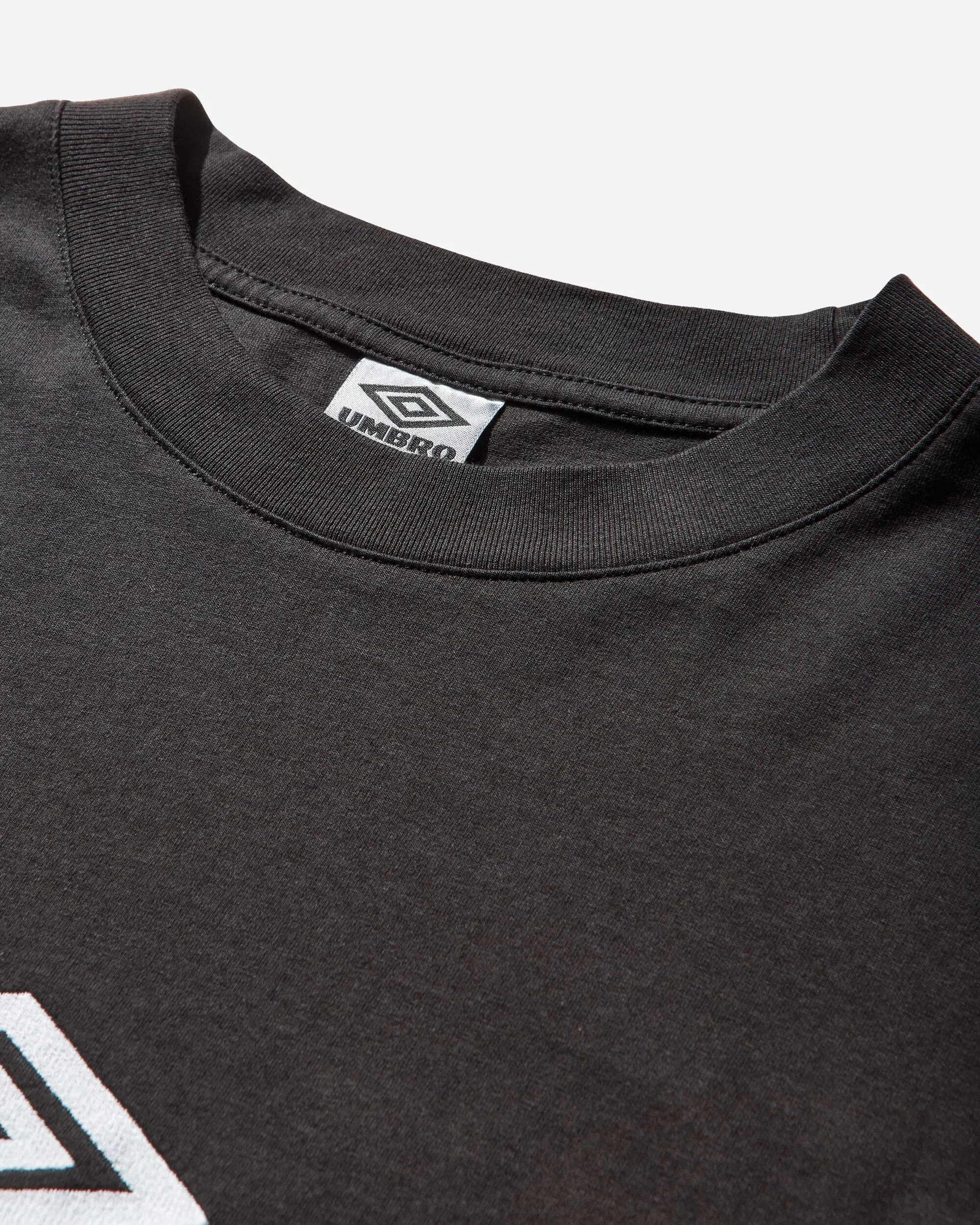 UMBRO OG Logo Longsleeve T-Shirt Washed Black