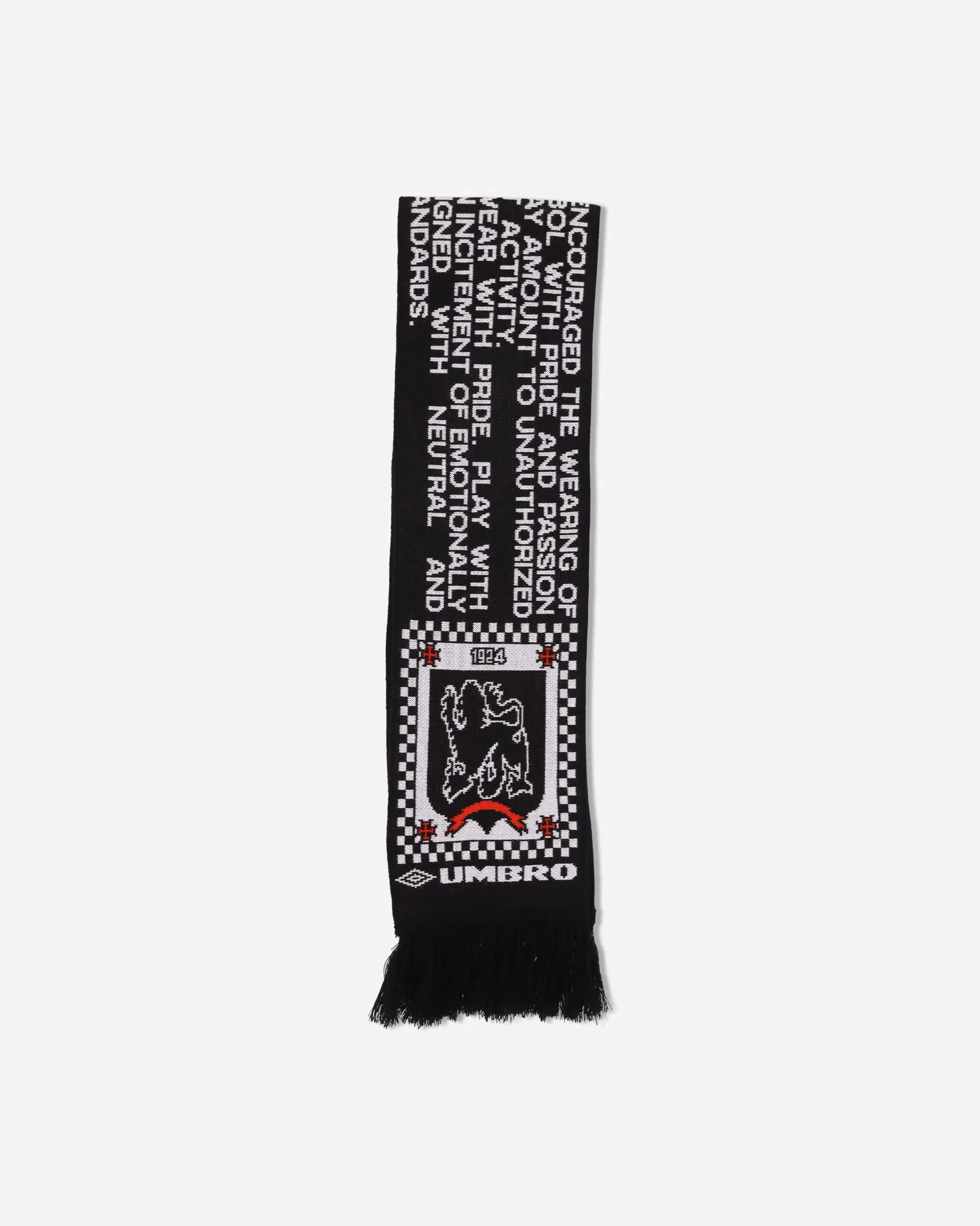 UMBRO Notice Scarf Black / White