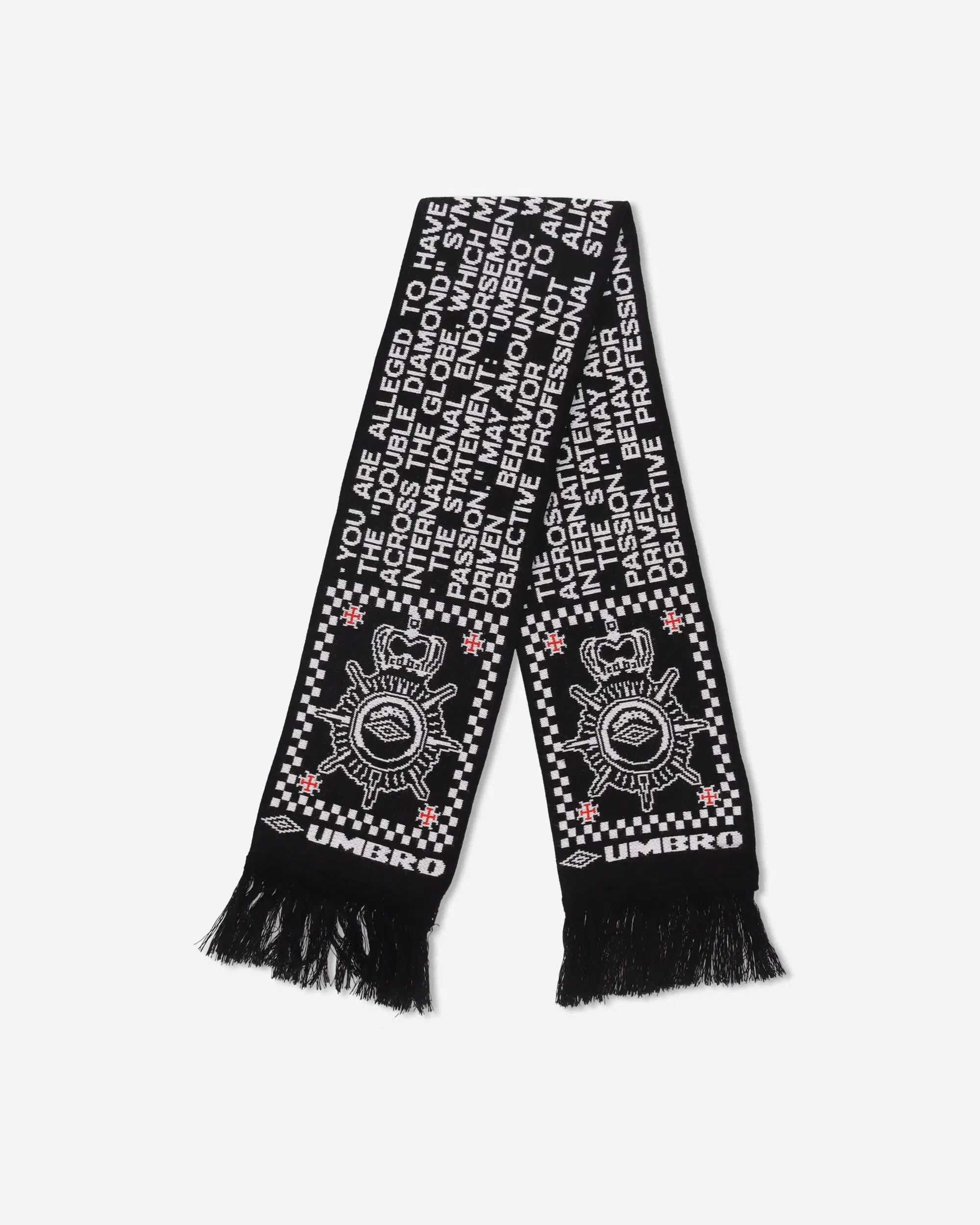 UMBRO Notice Scarf Black / White