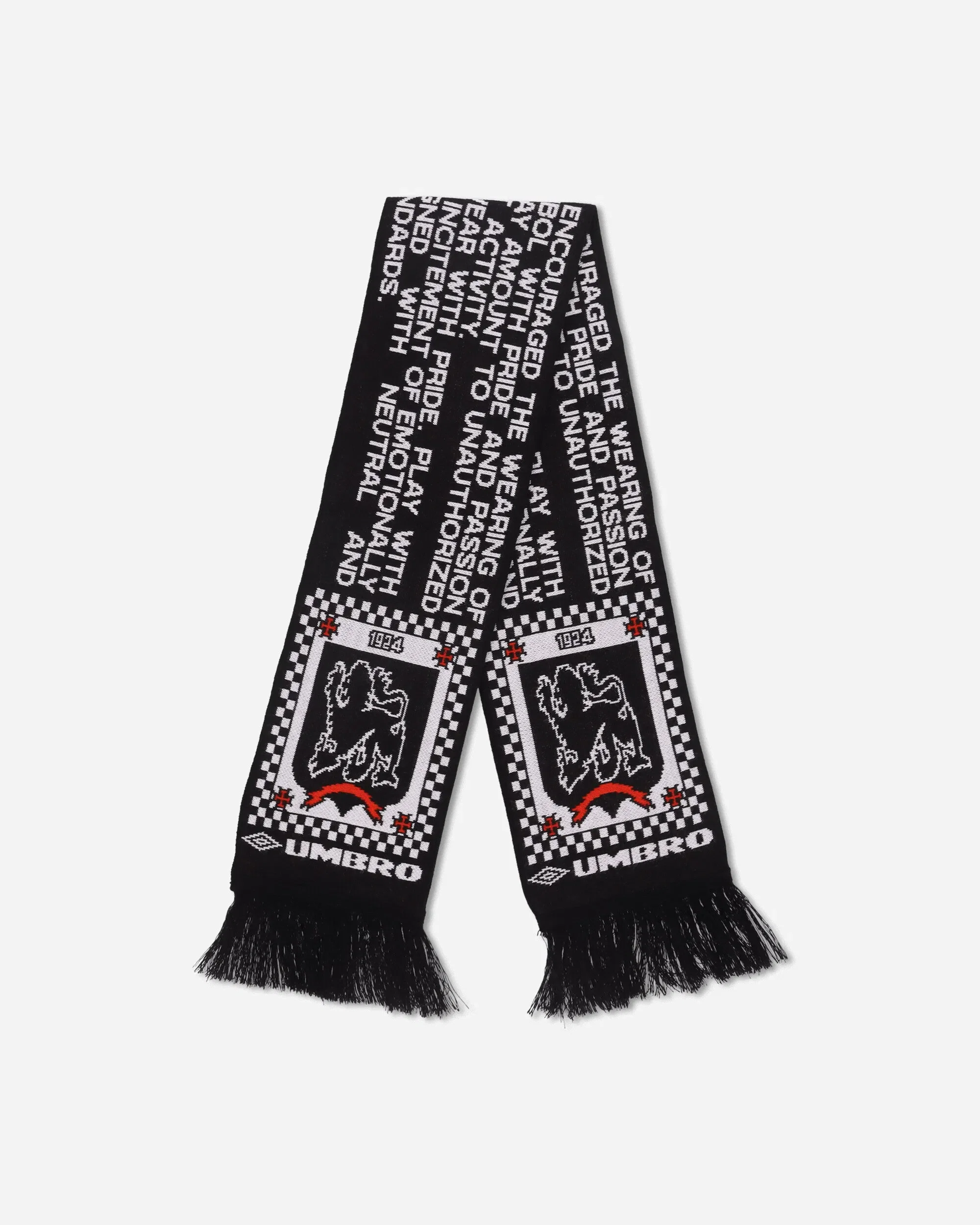 UMBRO Notice Scarf Black / White