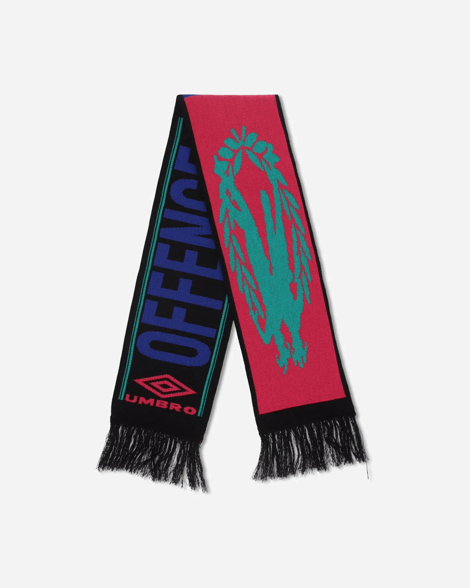 UMBRO Acid Security Scarf Black / Blue / Hot Pink