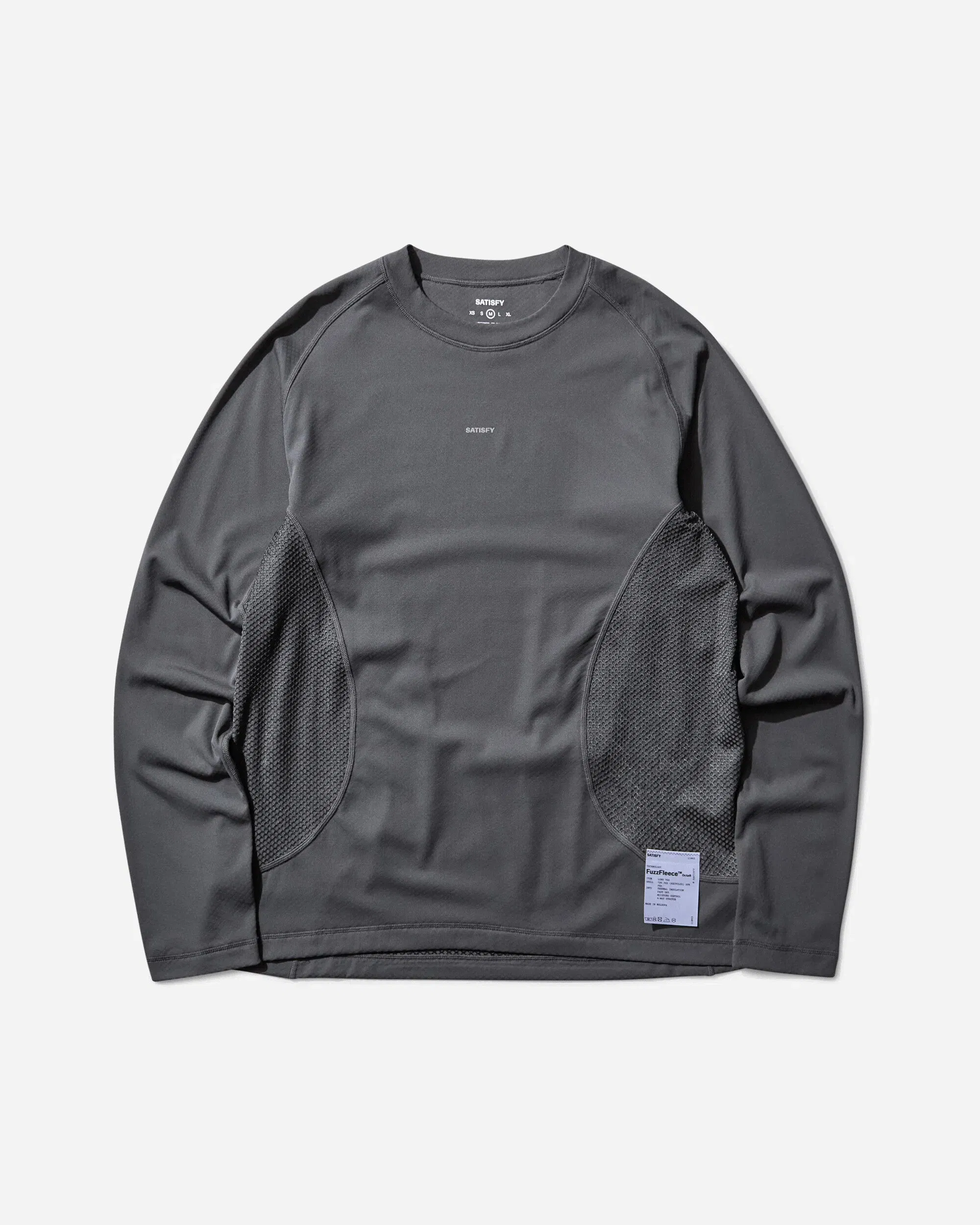 Satisfy Men's FuzzFleece Octa Longsleeve T-Shirt Dark Shadow