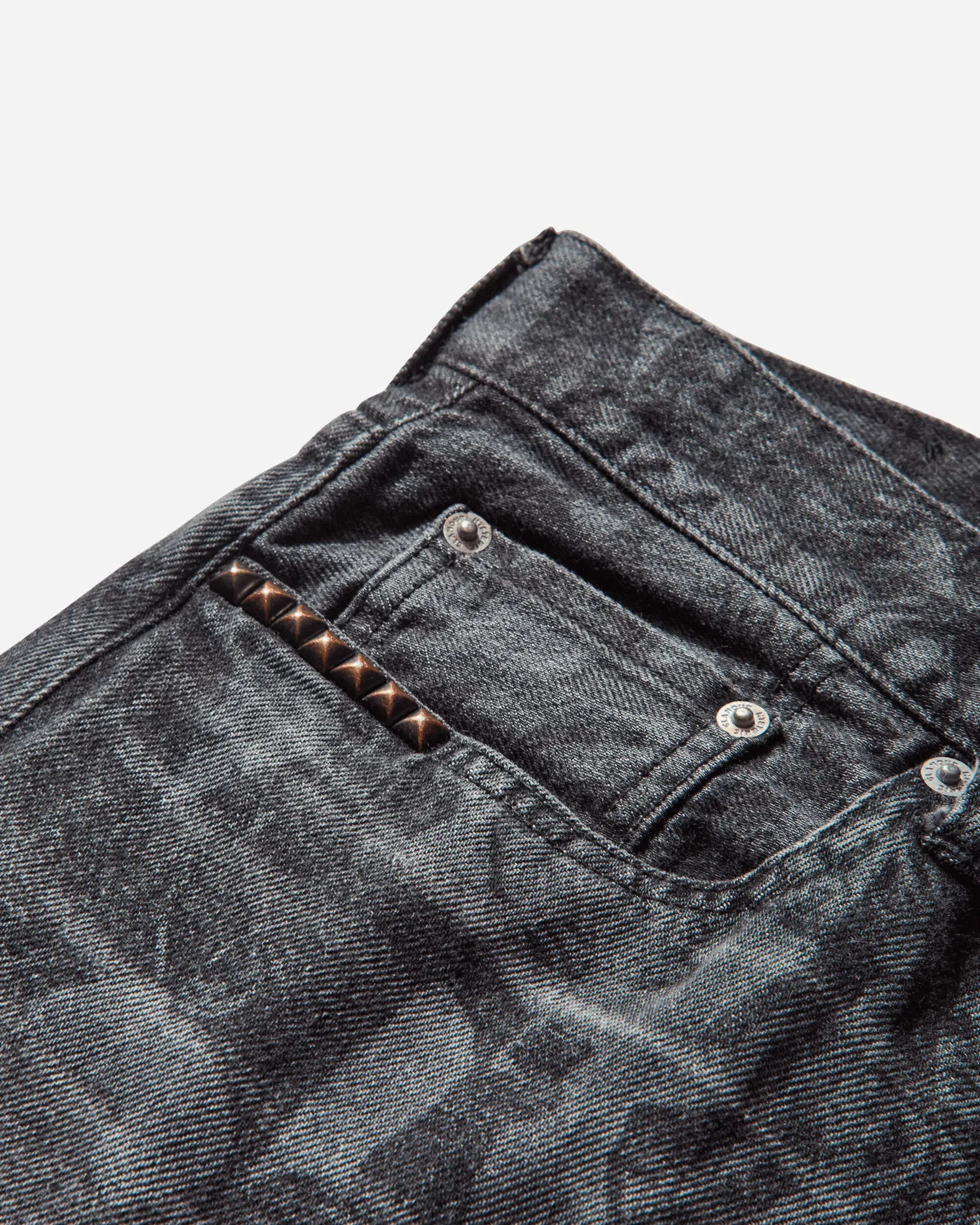Hysteric Glamour Slam Jam Hysteric Angels Screen Print Denim Pants Black