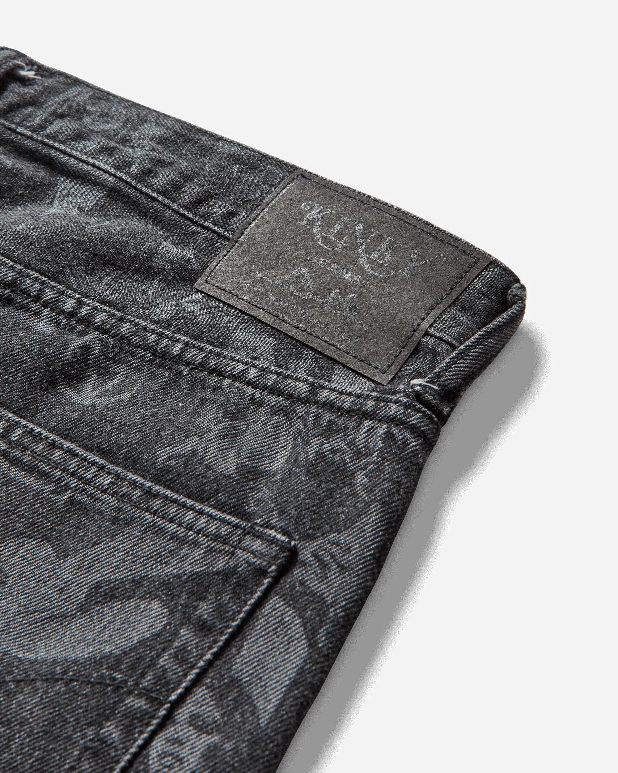 Hysteric Glamour Slam Jam Hysteric Angels Screen Print Denim Pants Black