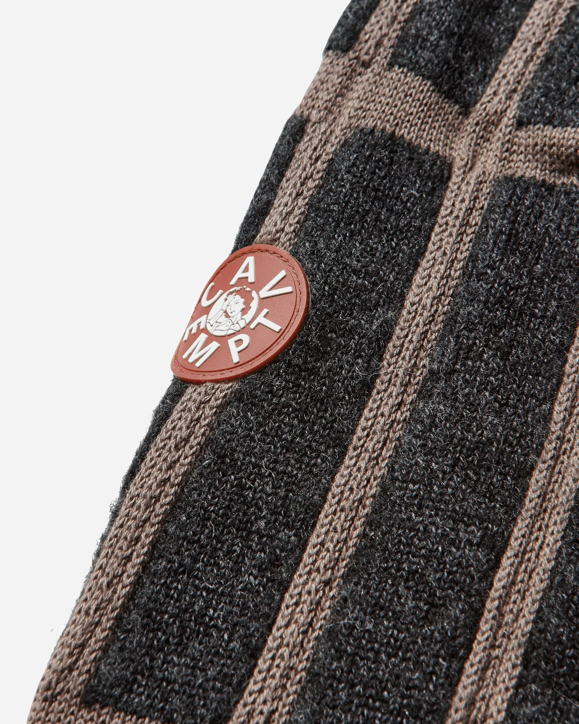 Cav Empt Men's Rectangular Bar Knit Cardigan Brown