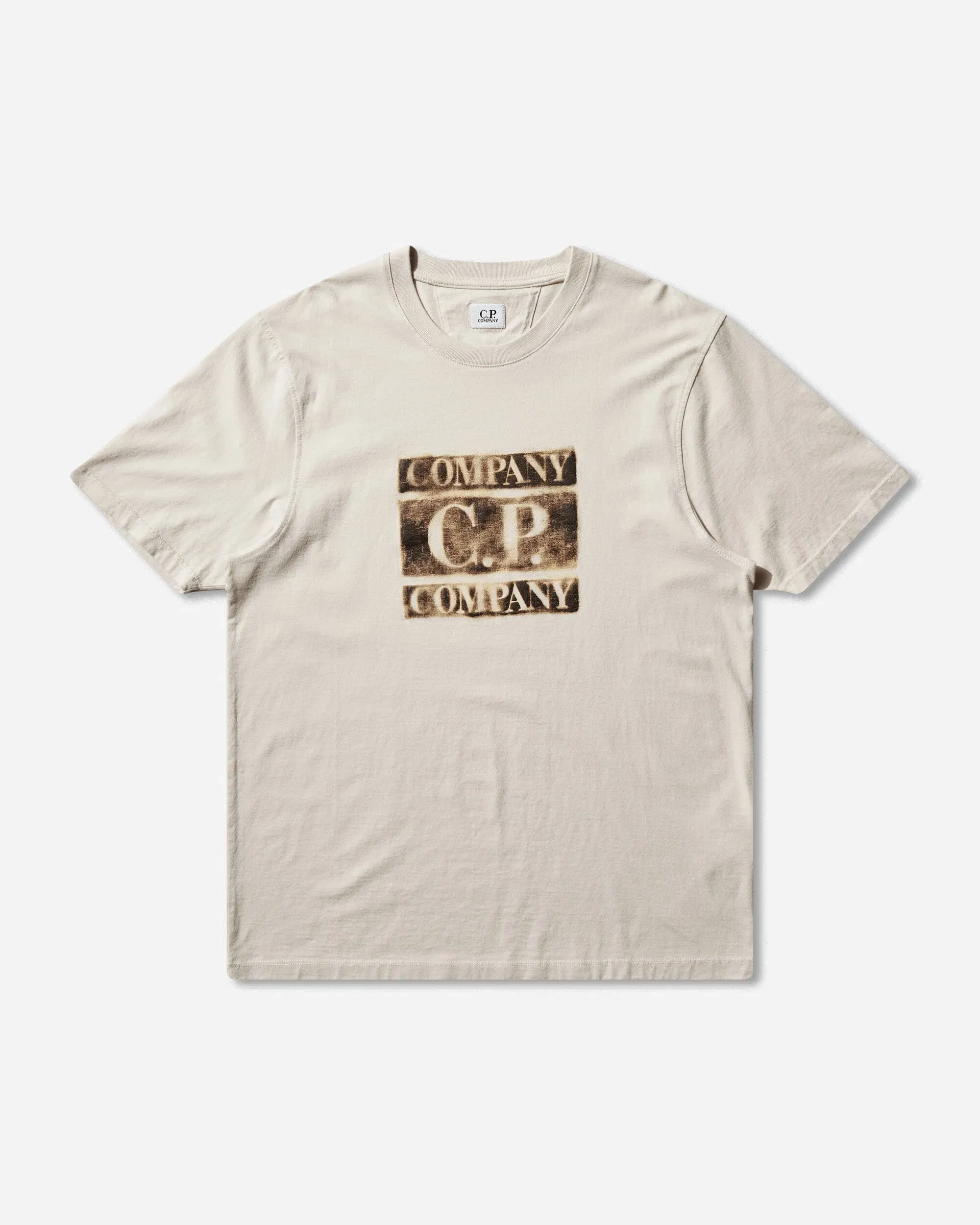 C.P. Company Men's 30/1 Jersey Graphic T-Shirt Frozen Dew