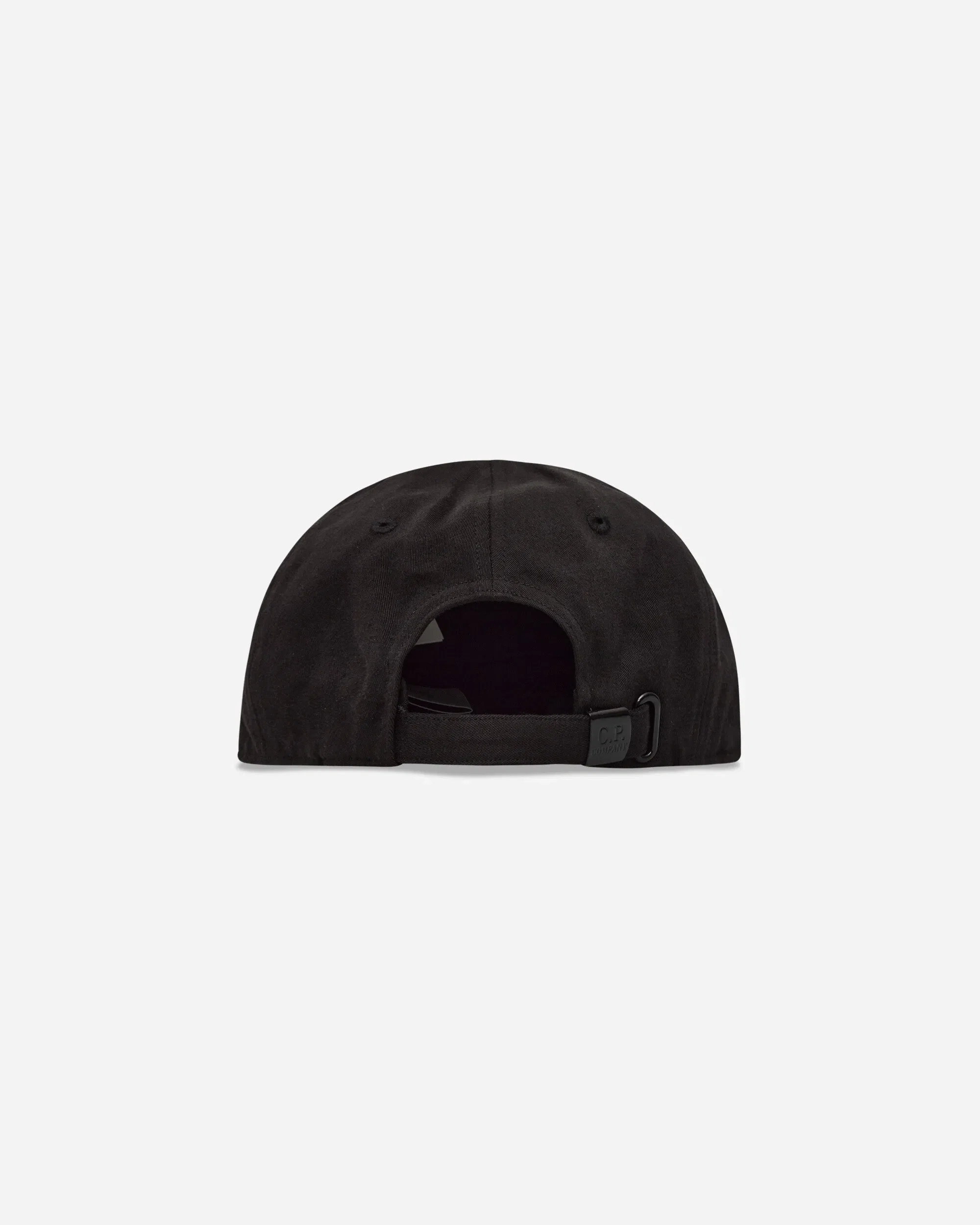 C.P. Company Gabardine Logo Cap Black