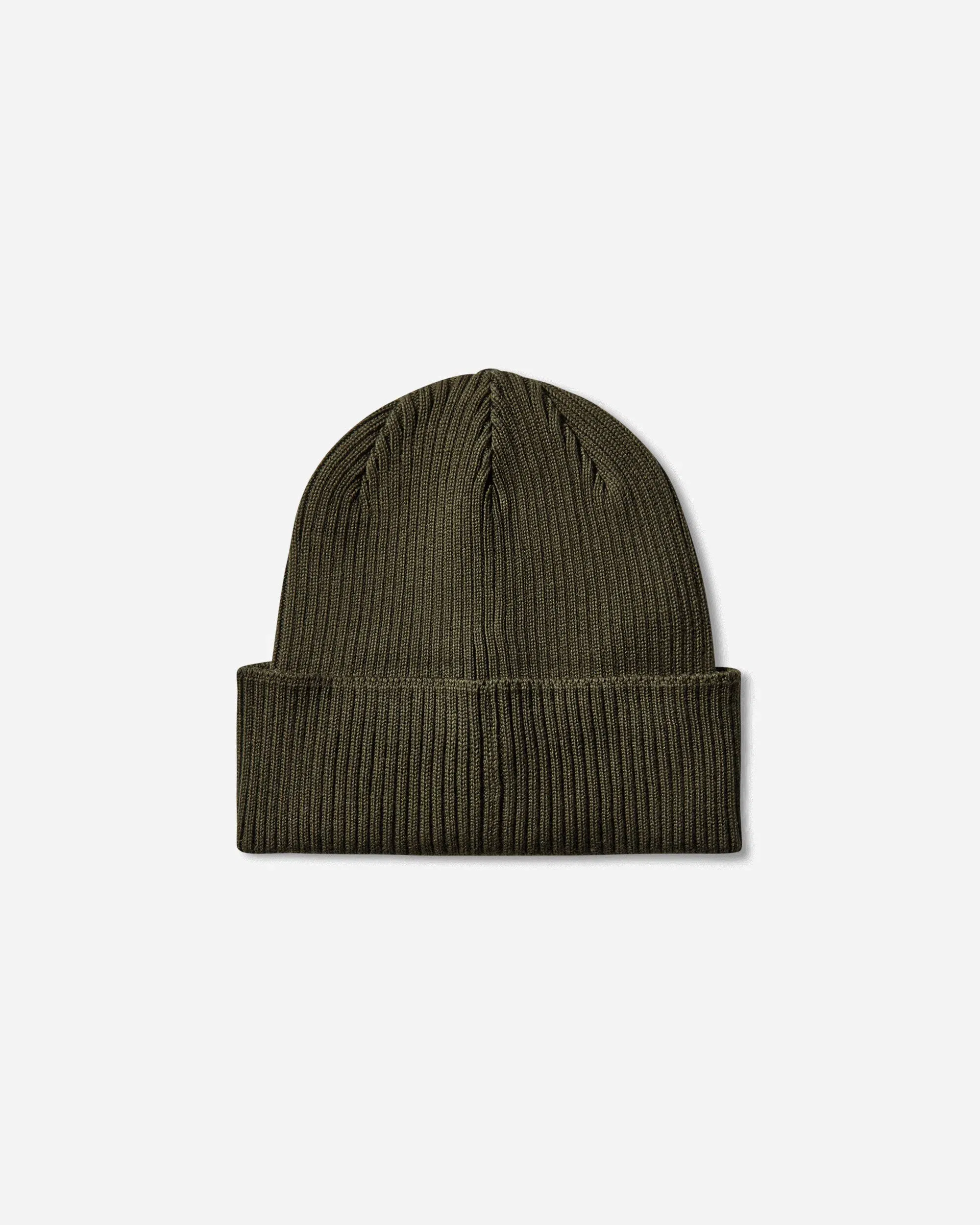 C.P. Company Cotton Goggle Beanie Ivy Green
