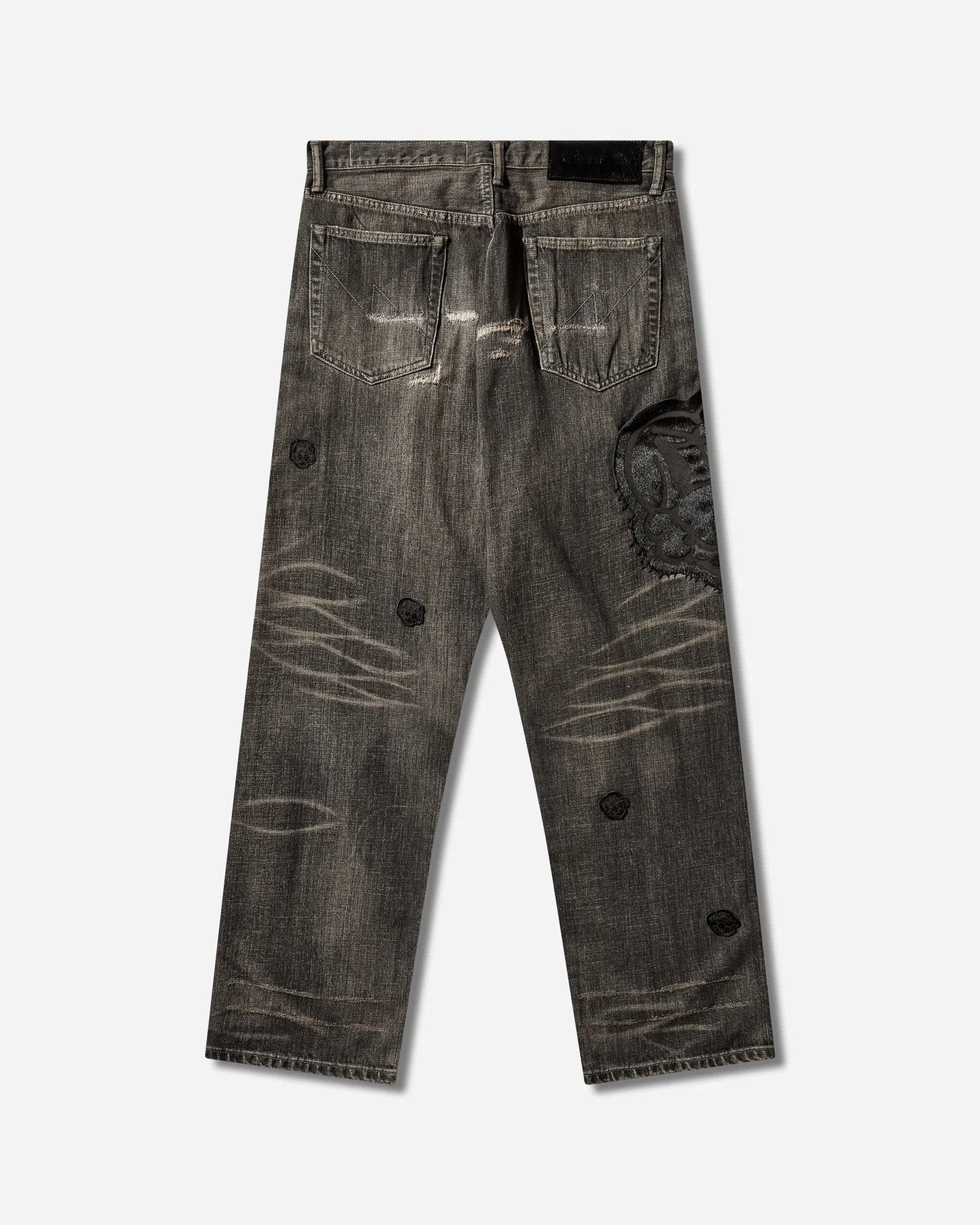 Neighborhood Men's CHITO Savage Denim DP Basic Pants Black