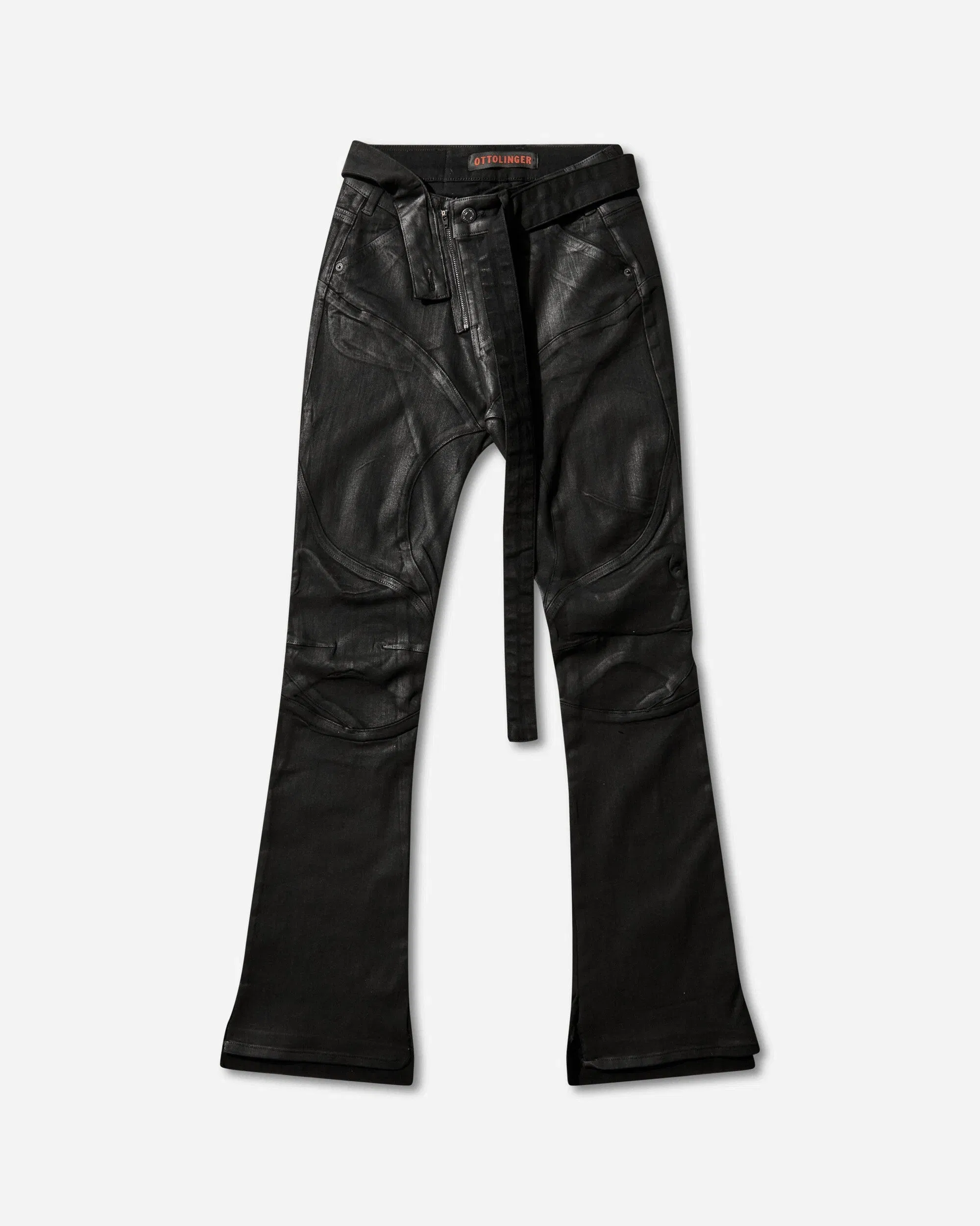 Ottolinger Women's Glazed Mulitline Jeans Black