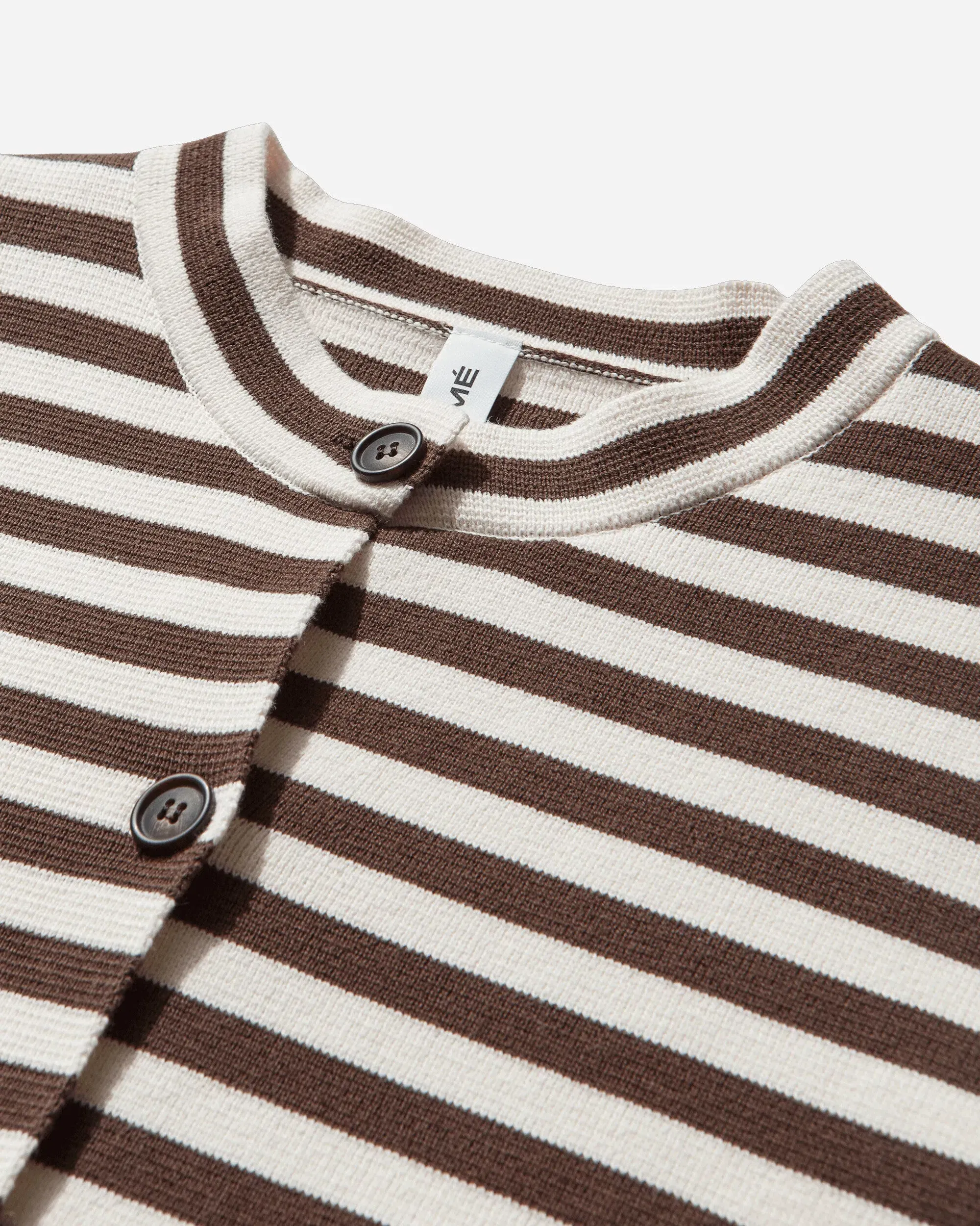 Résumé Women's KodyRS Knit Cardigan Creme Stripe