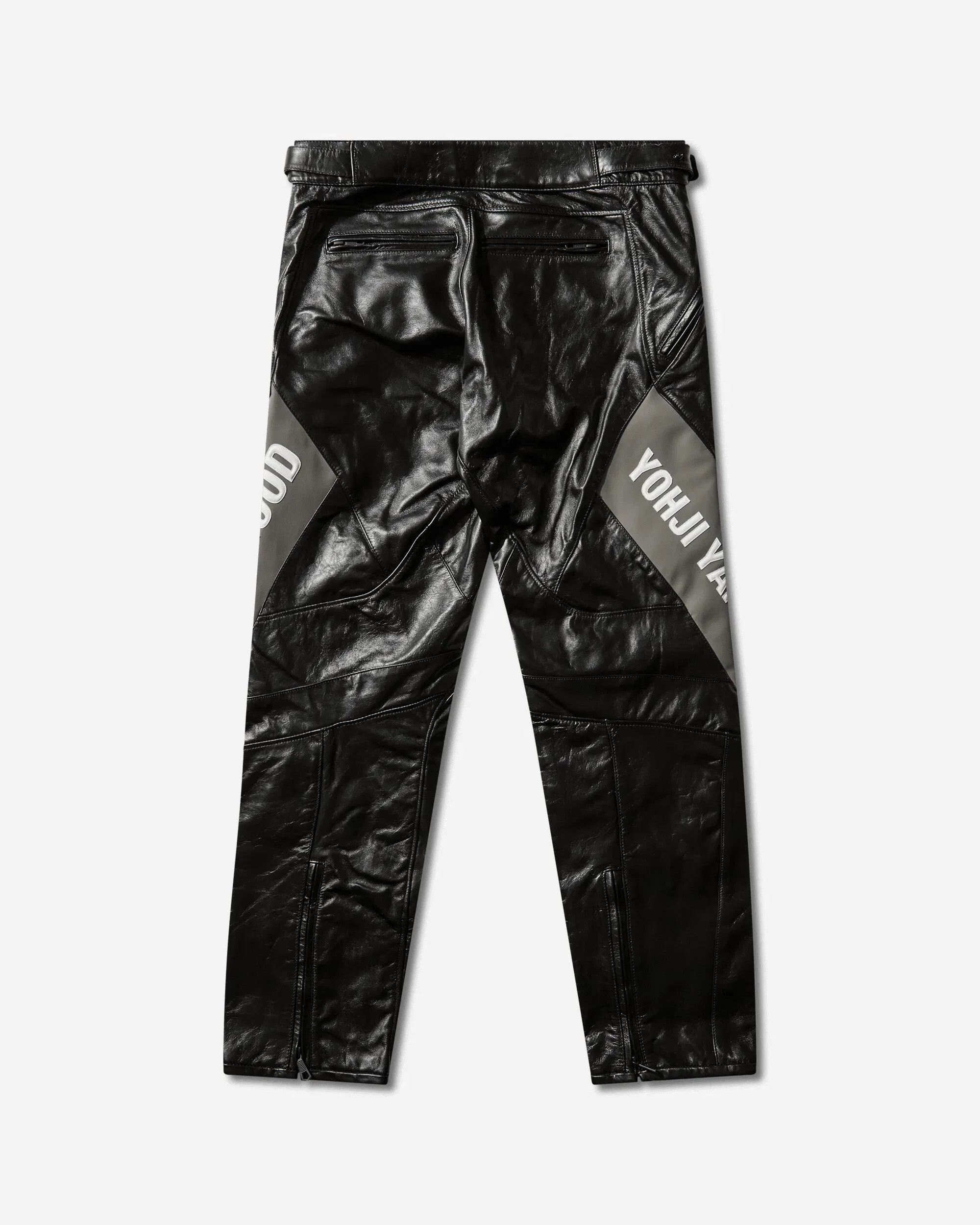 adidas Men's Y-3 x Neighborhood Dainese Leather Racer Pants Black