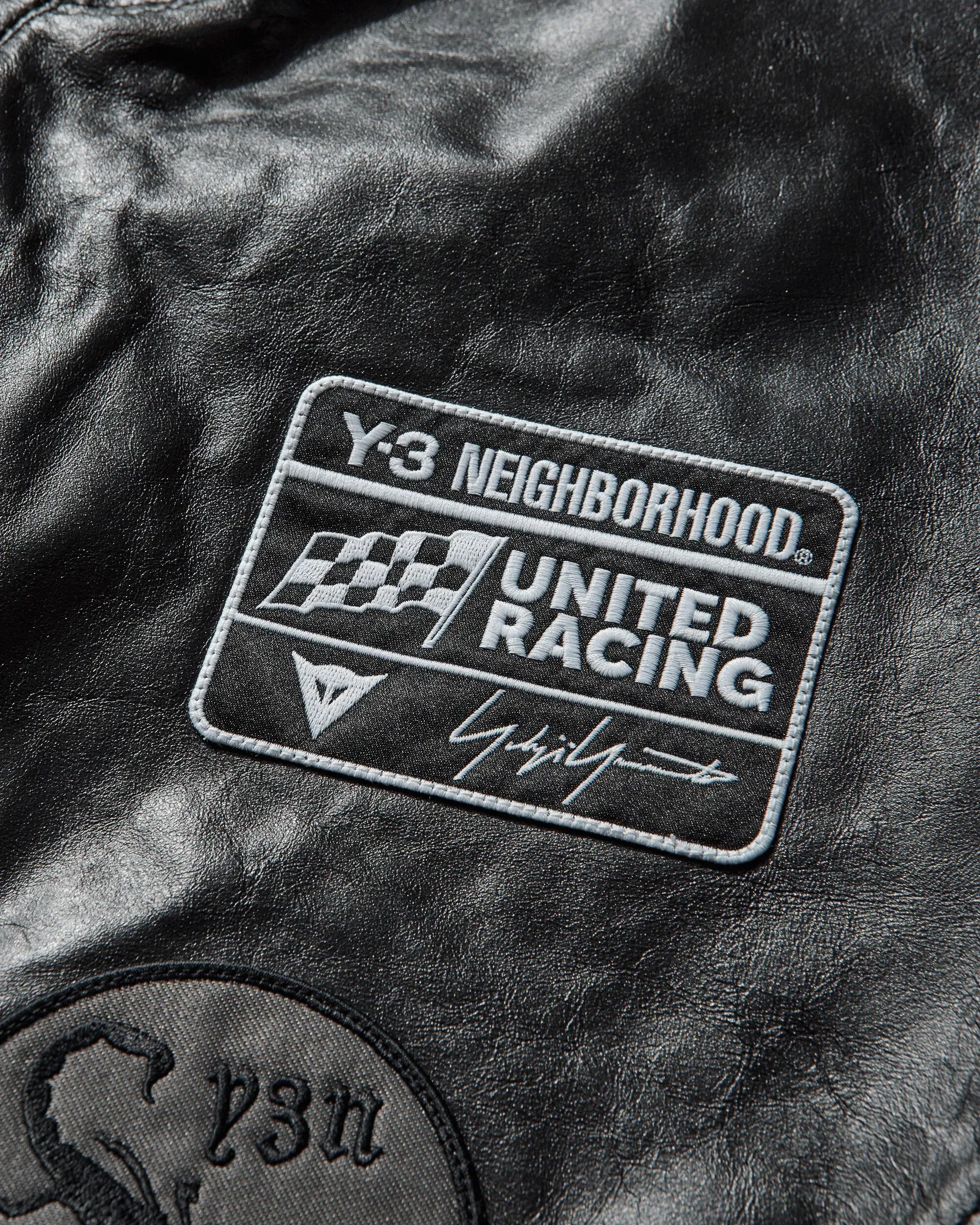 adidas Men's Y-3 x Neighborhood Dainese Leather Racer Pants Black
