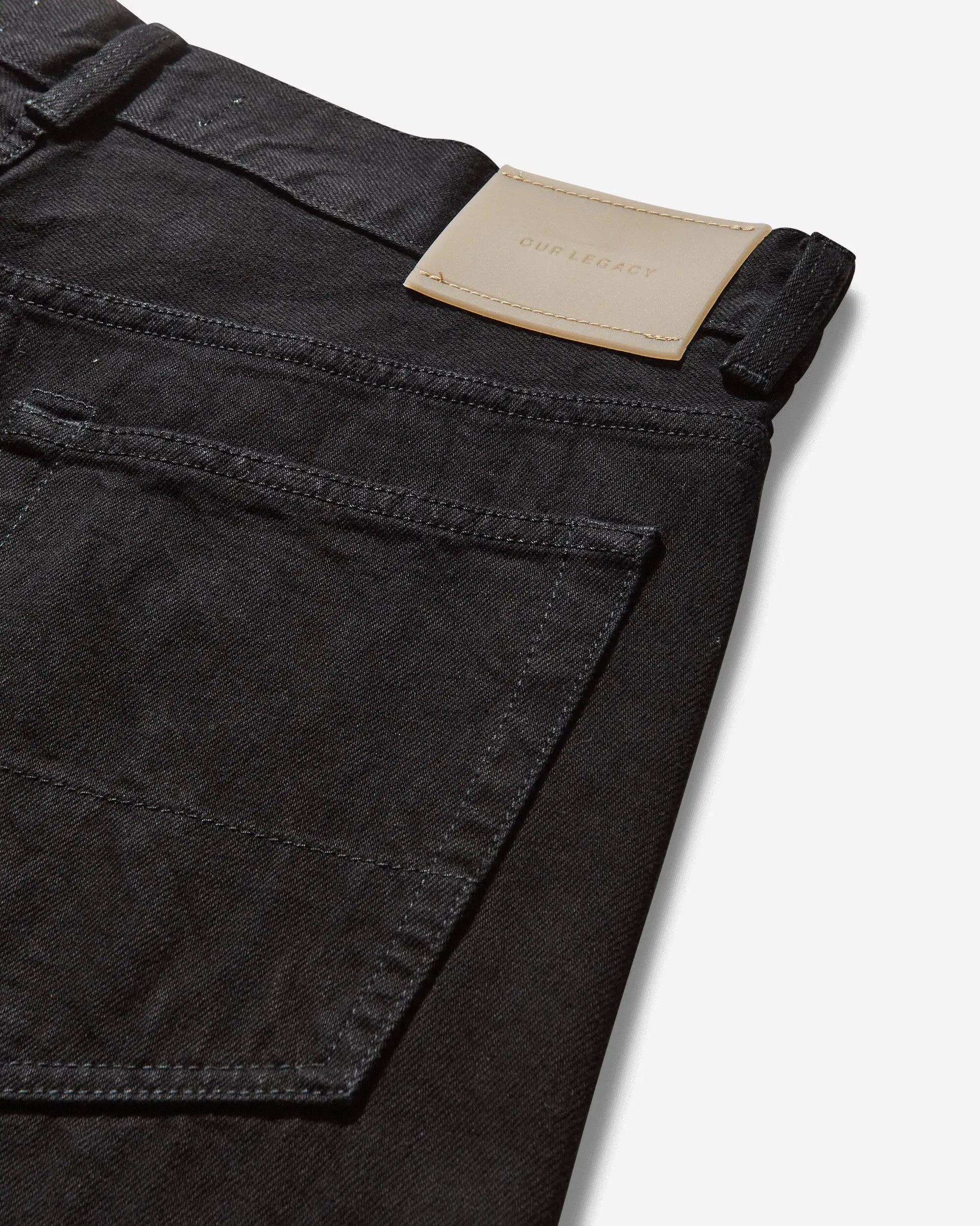 OUR LEGACY Men's Third Cut Jeans Black Selvedge