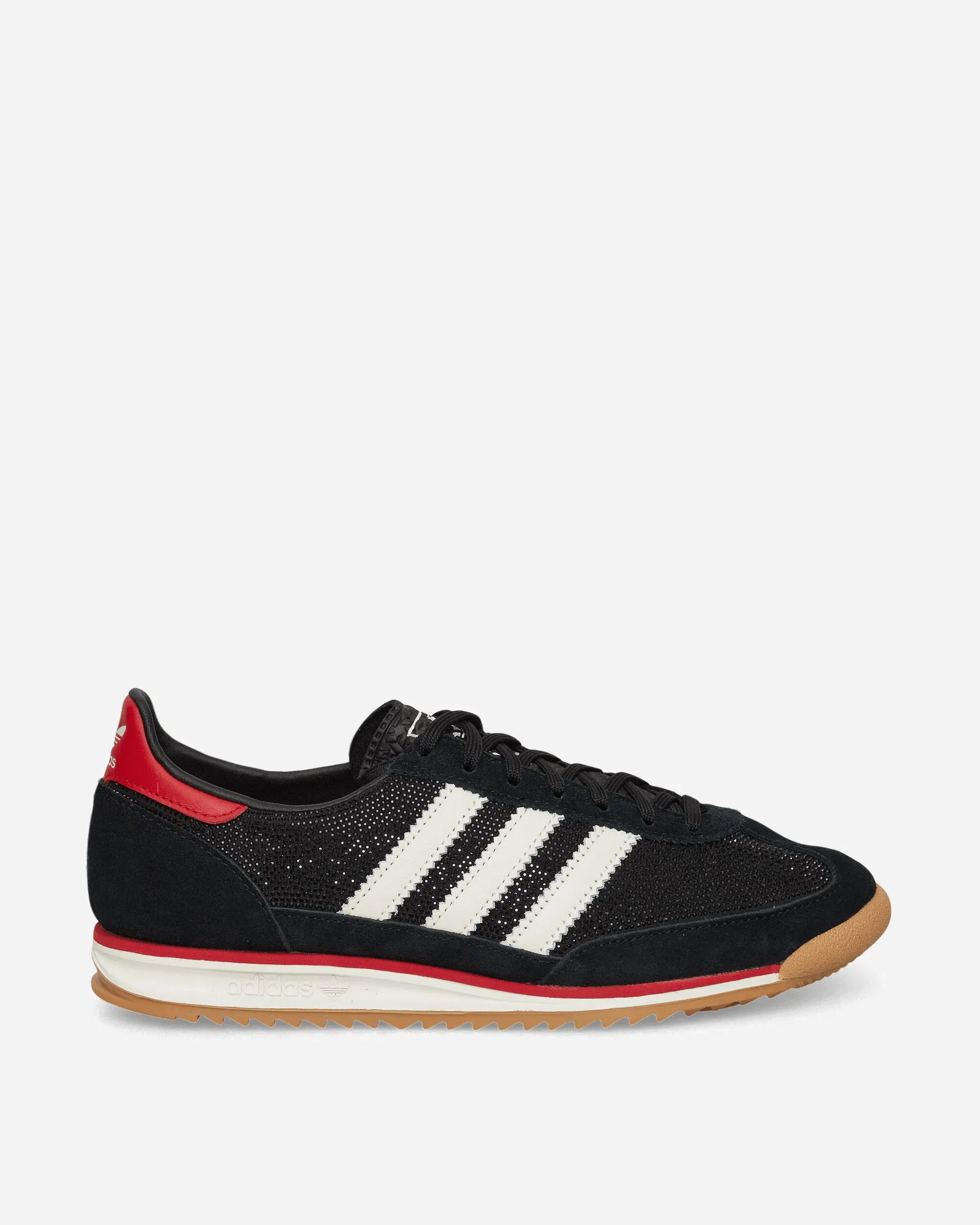 adidas Women's SL 72 OG Sneakers Core Black / Off White / Better Scarlet