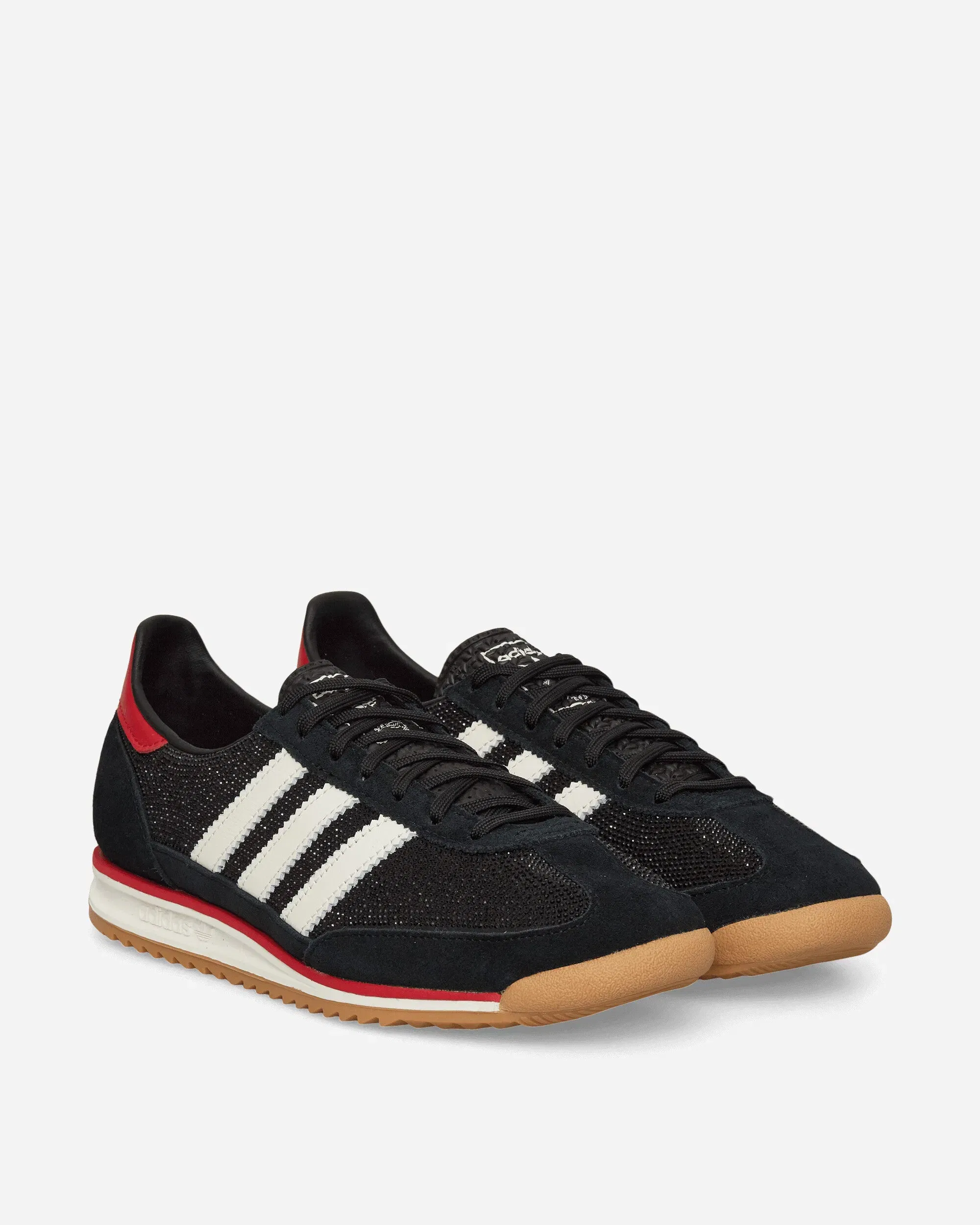 adidas Women's SL 72 OG Sneakers Core Black / Off White / Better Scarlet