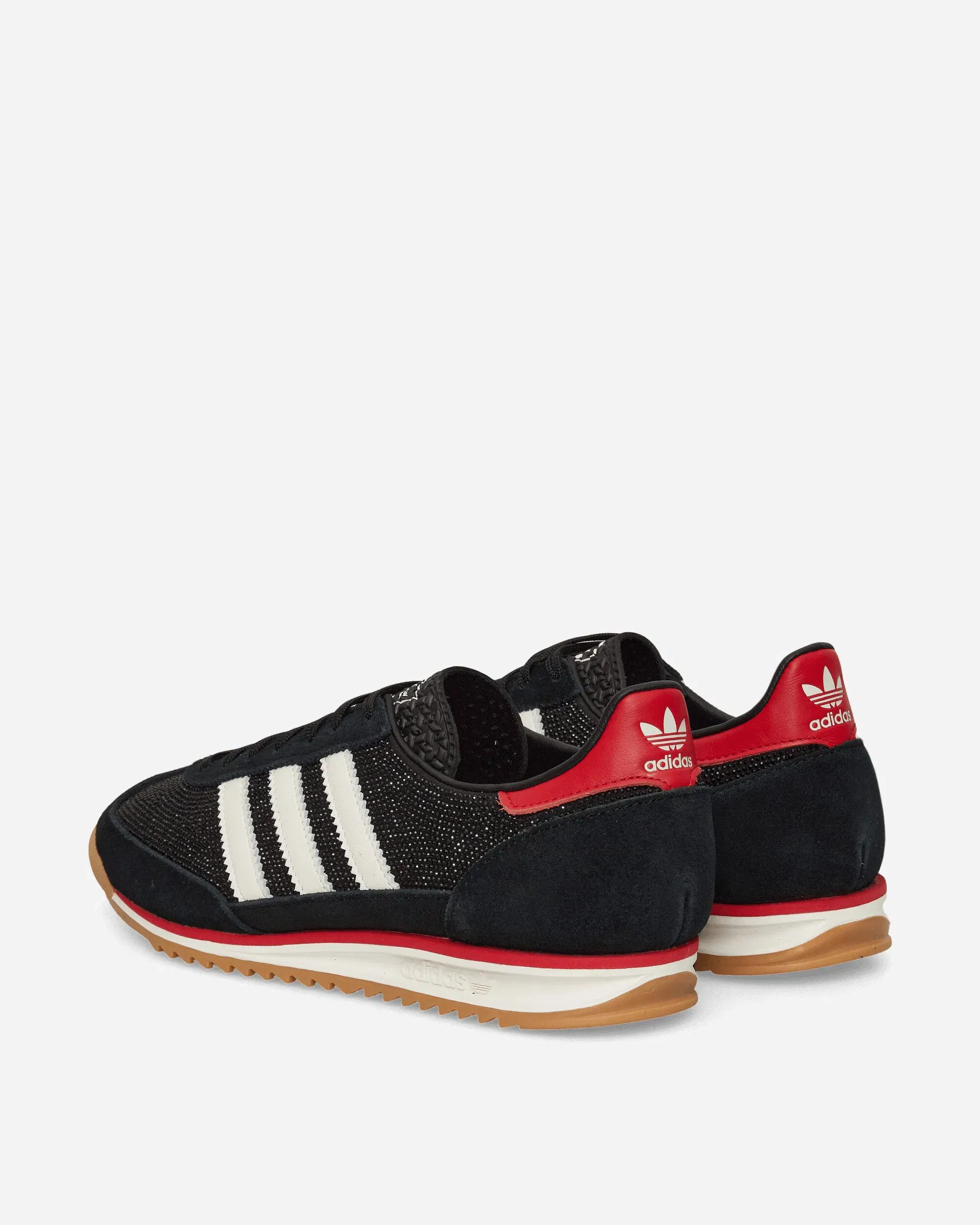 adidas Women's SL 72 OG Sneakers Core Black / Off White / Better Scarlet