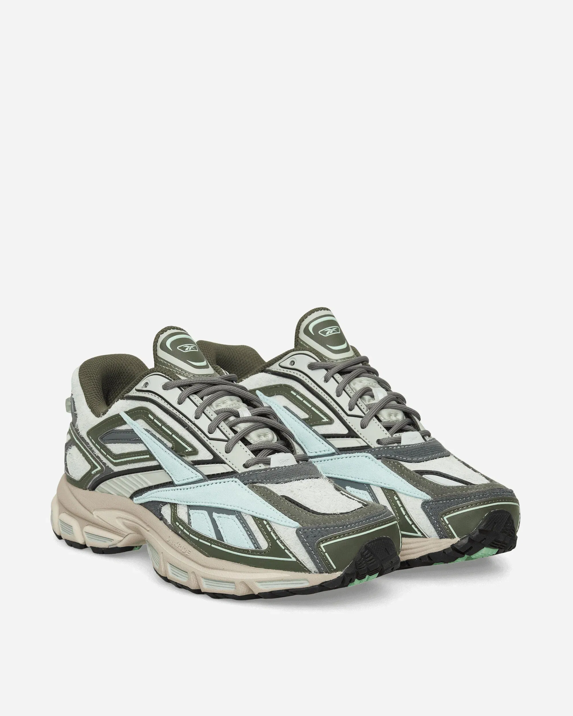 Reebok Premier Road Ultra Sneakers Green Hairy Suede