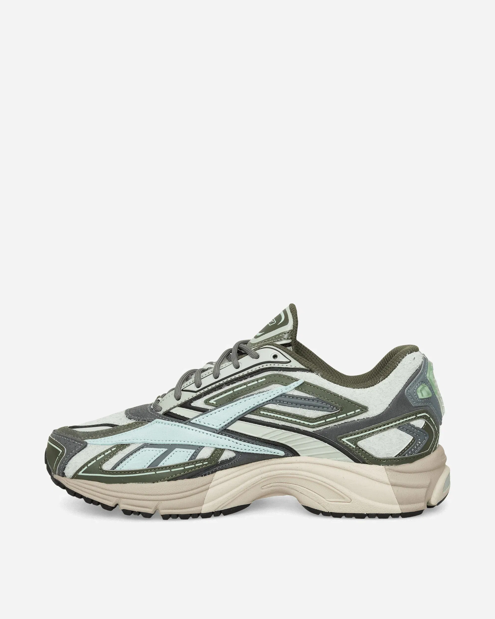 Reebok Premier Road Ultra Sneakers Green Hairy Suede