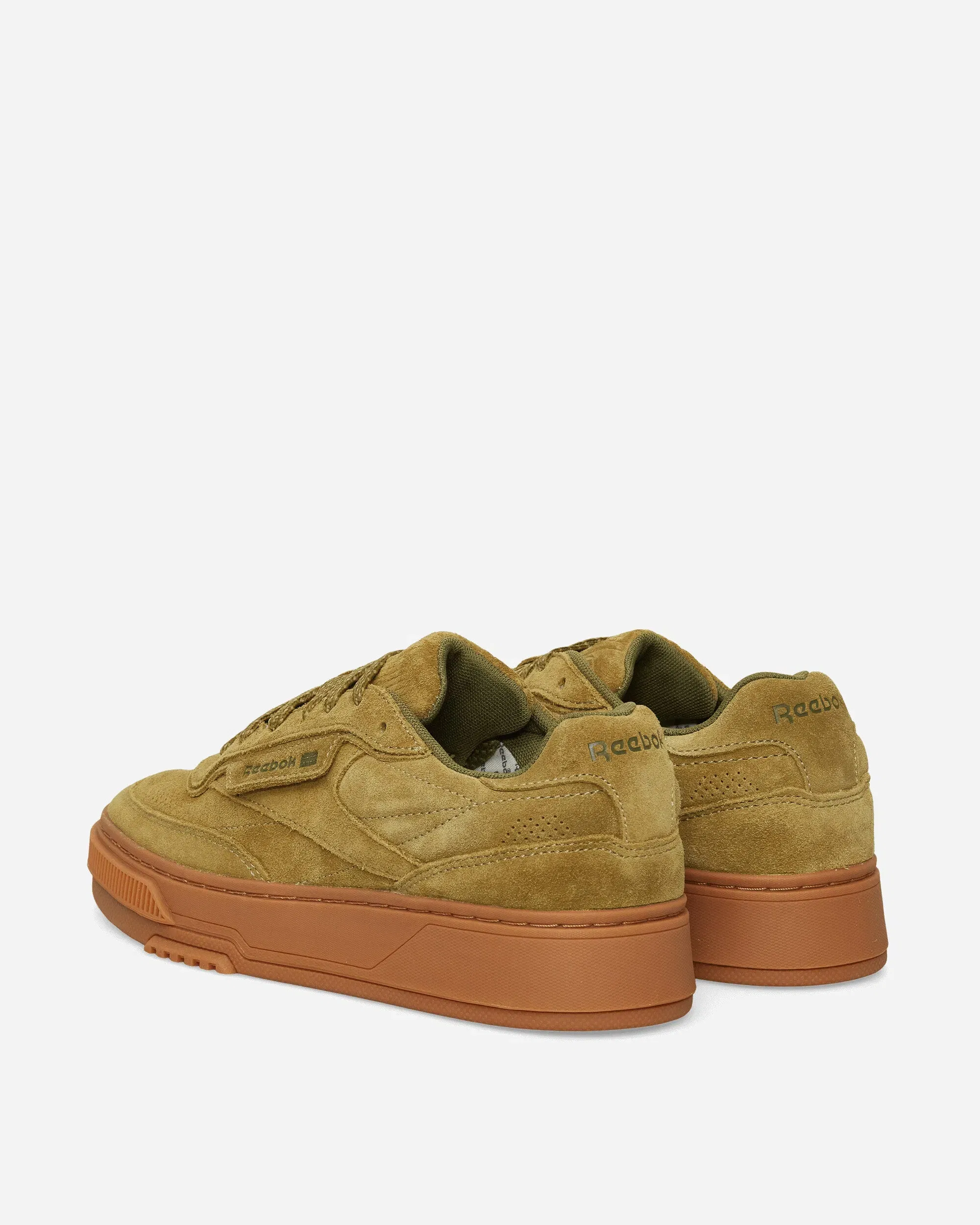 Reebok Club C LTD Sneakers Olive Green Suede
