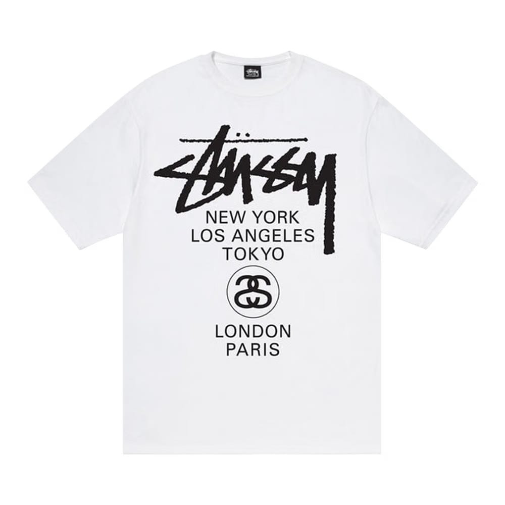 Stussy World Tour T-Shirt White
