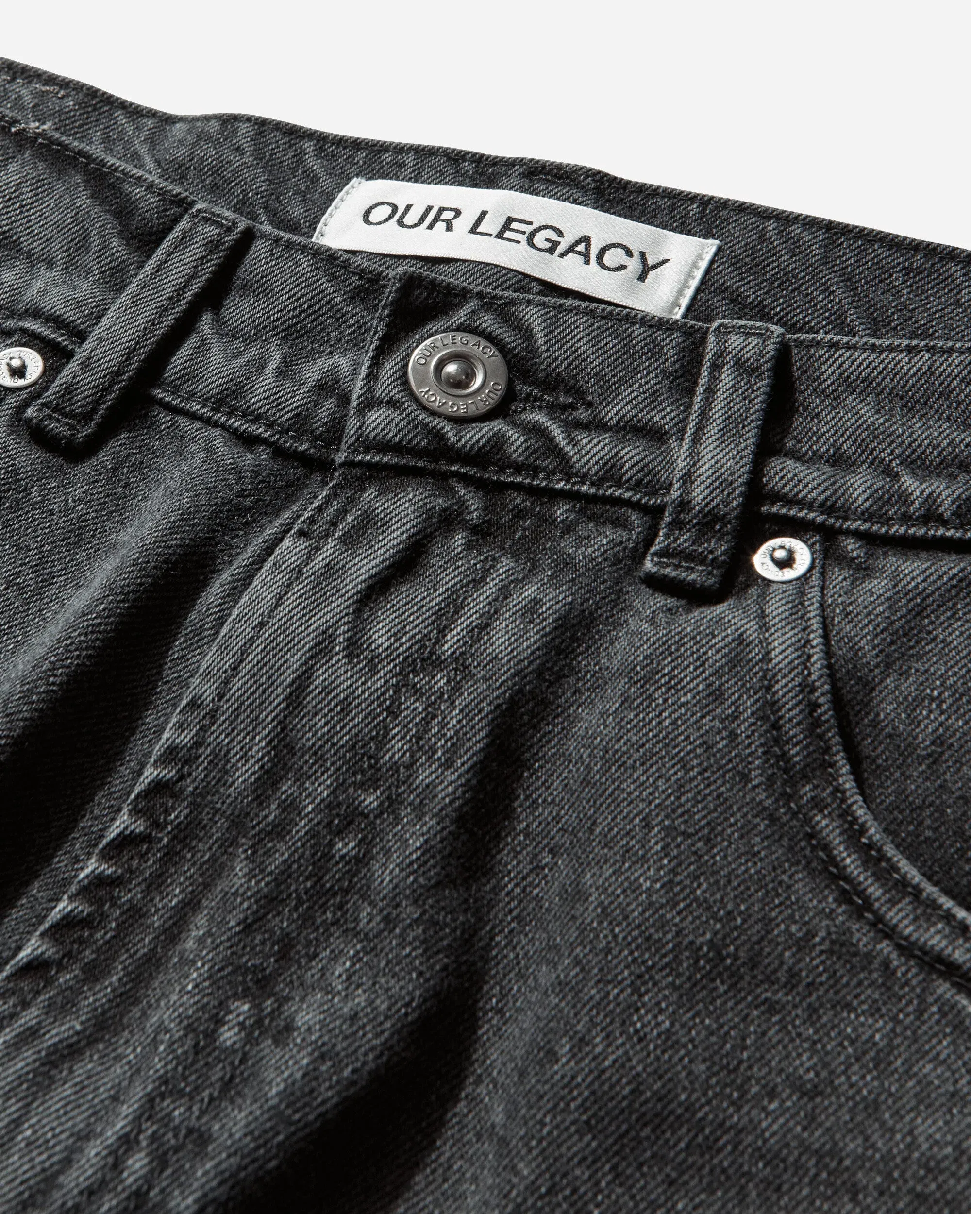 ROA Our Legacy WORK SHOP Trail Cut Jeans Carbon