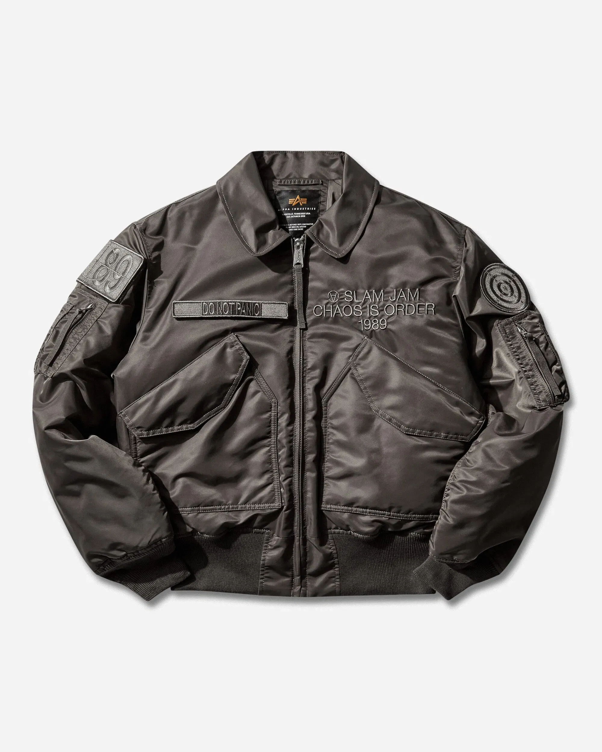 Alpha Industries Slam Jam CWU-45 Heritage Bomber Jacket Rep Grey