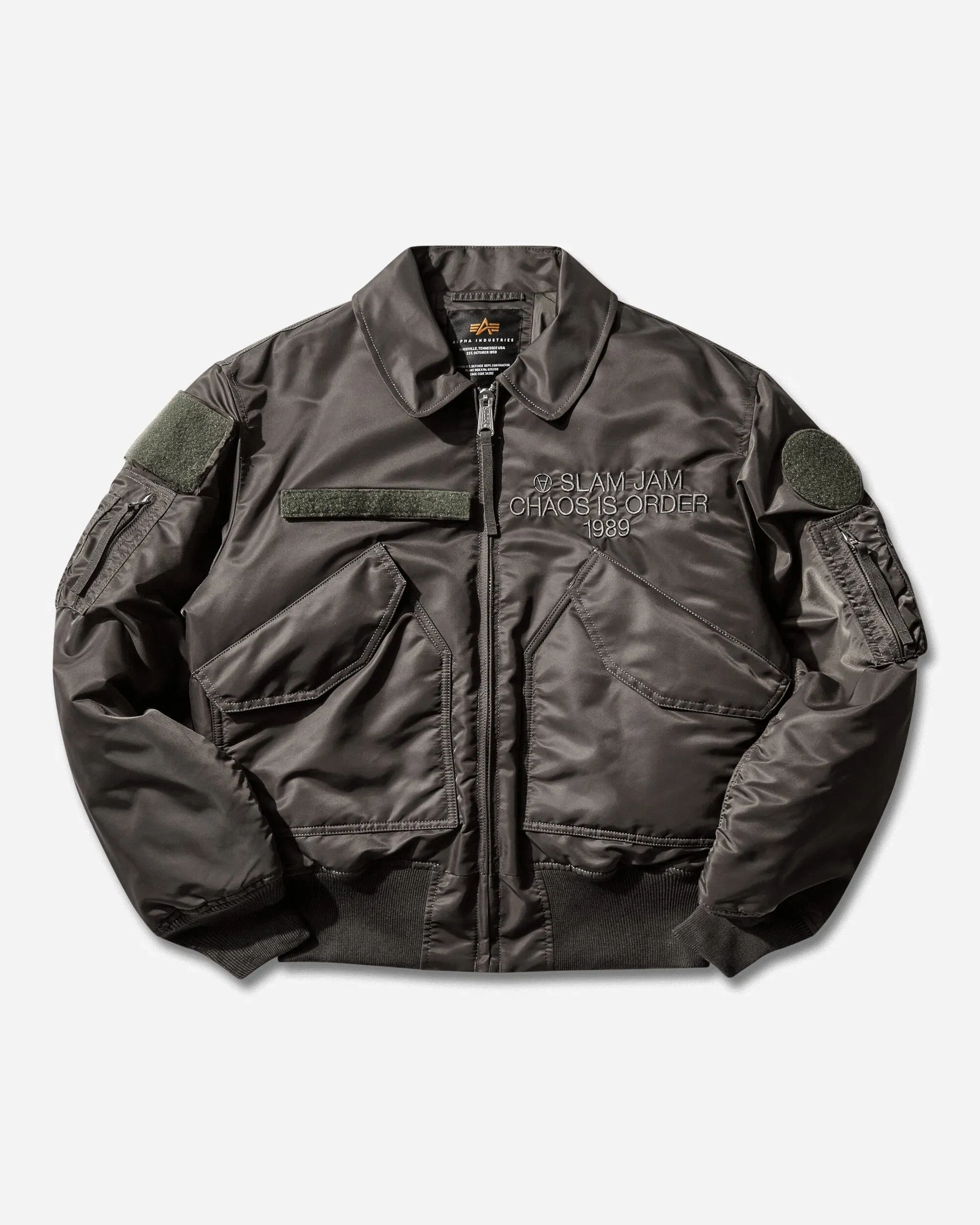 Alpha Industries Slam Jam CWU-45 Heritage Bomber Jacket Rep Grey