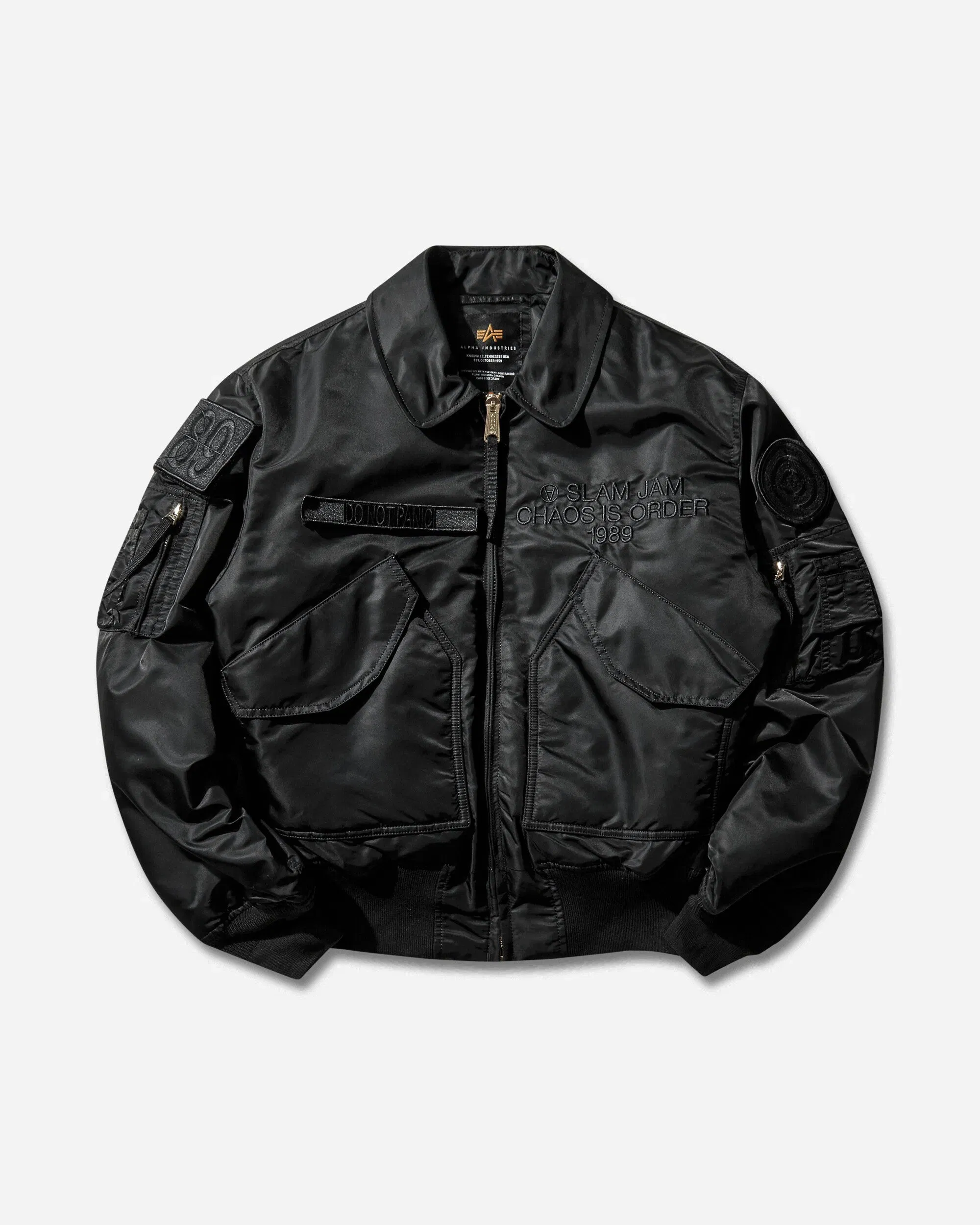 Alpha Industries Slam Jam CWU-45 Heritage Bomber Jacket Black