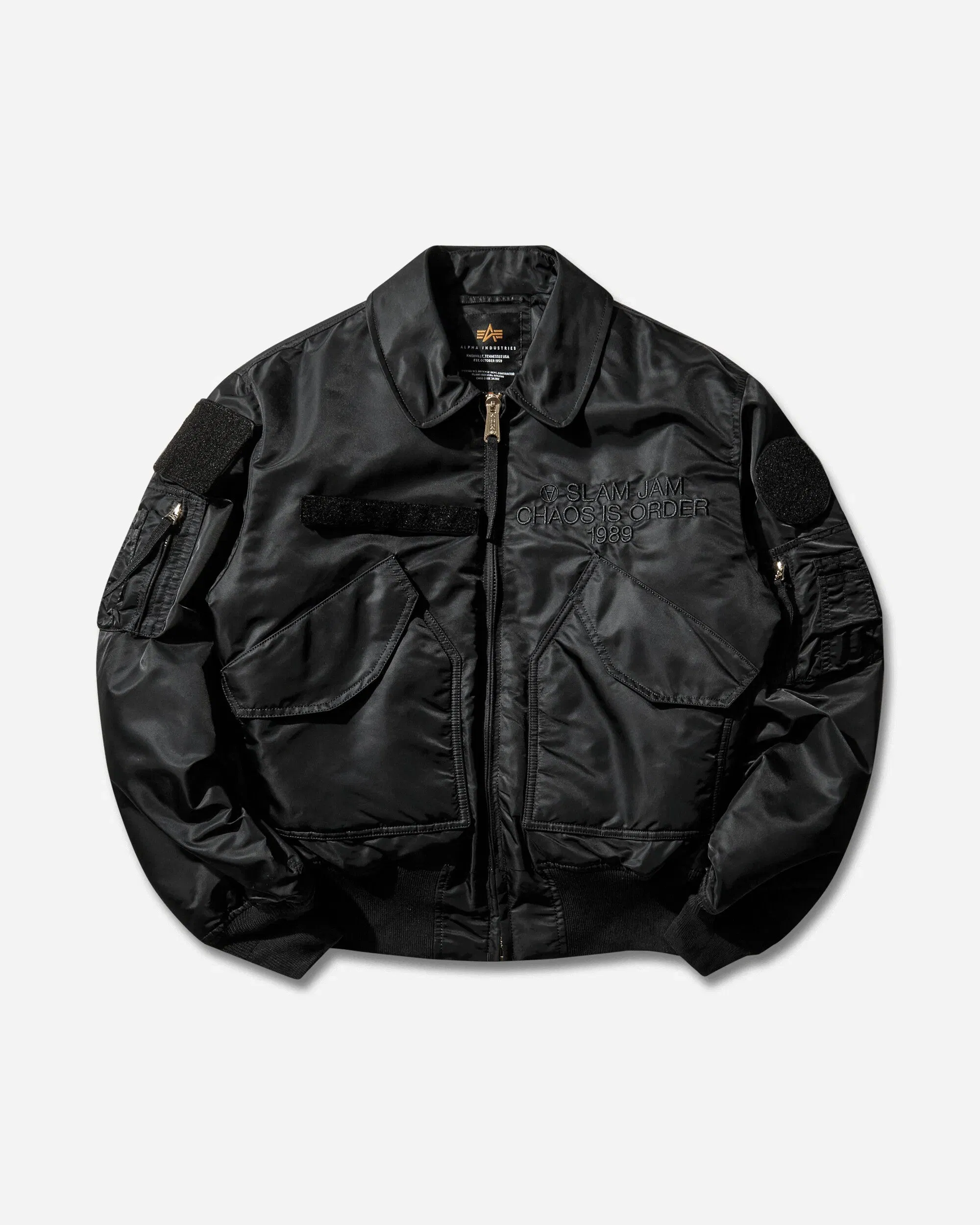 Alpha Industries Slam Jam CWU-45 Heritage Bomber Jacket Black