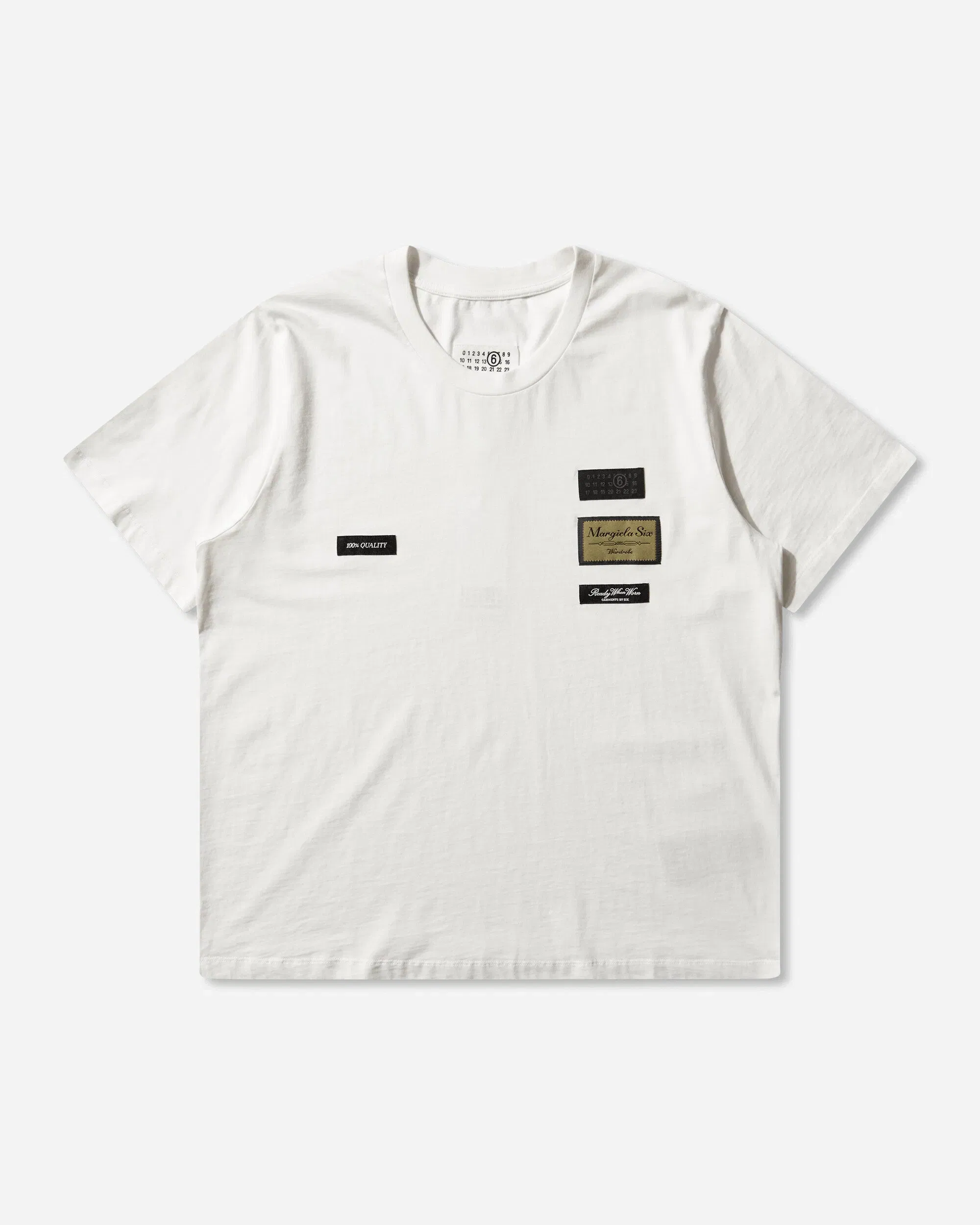 MM6 Maison Margiela Men's Label Patch T-Shirt White