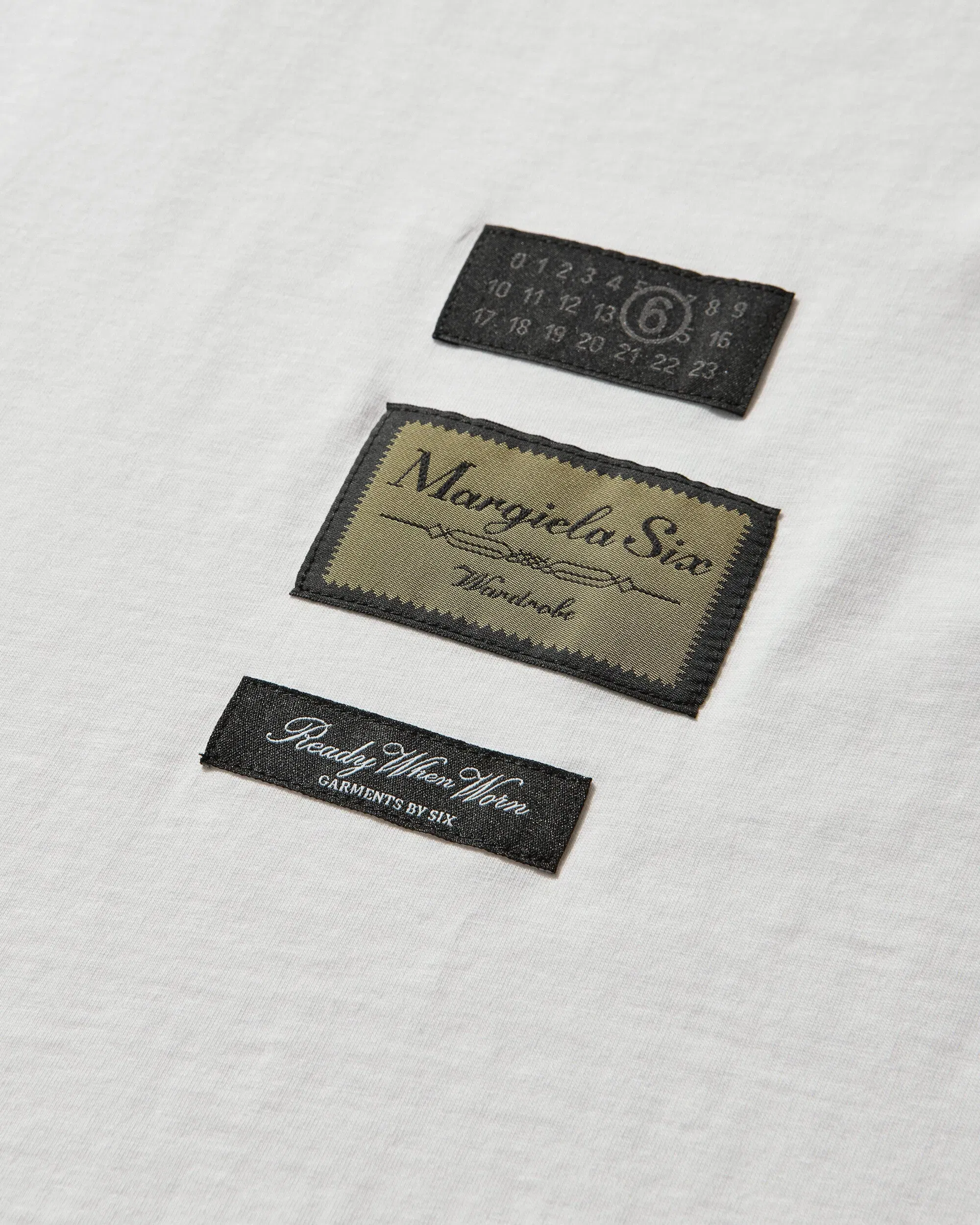 MM6 Maison Margiela Men's Label Patch T-Shirt White