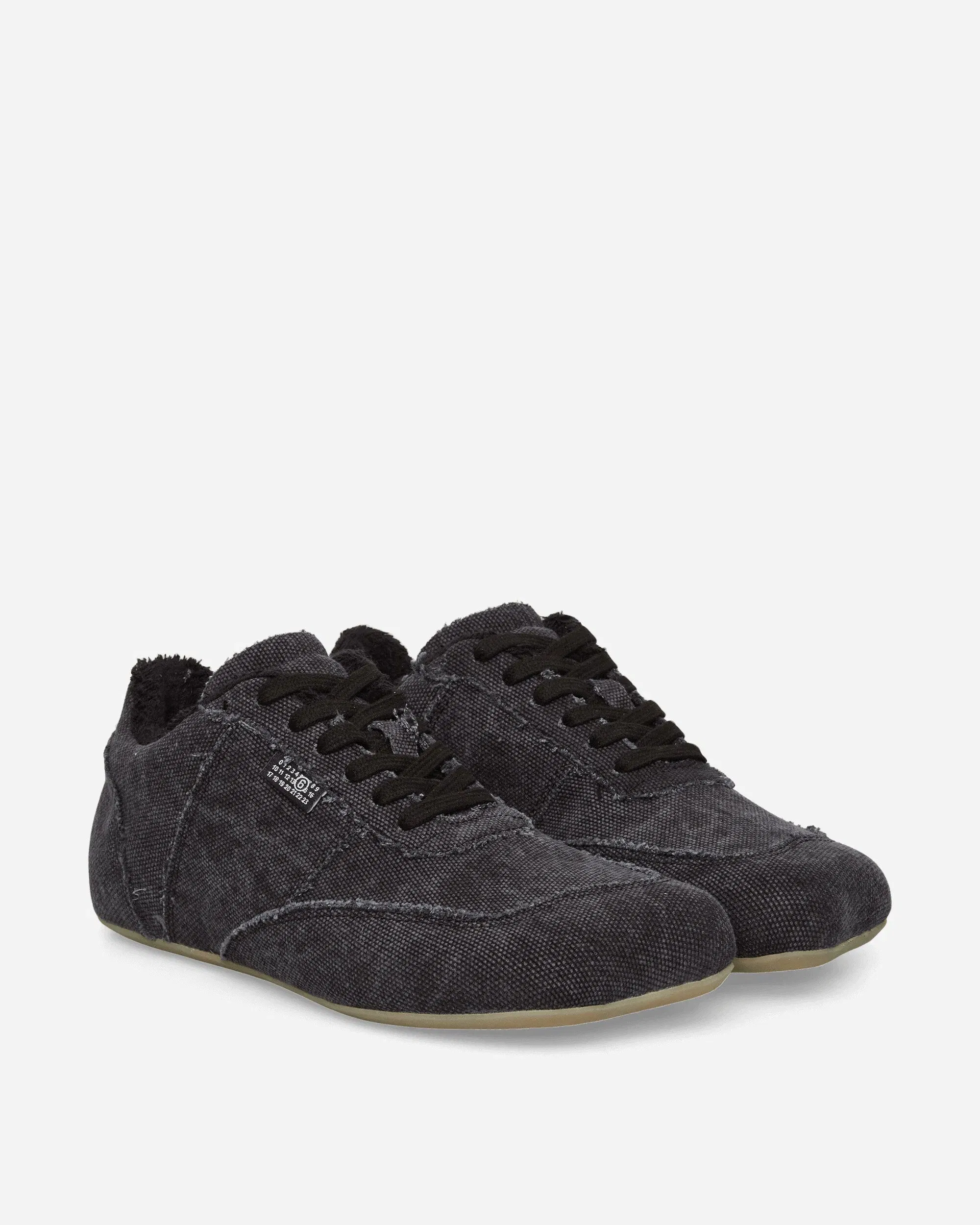 MM6 Maison Margiela Anatomic Canvas Sneakers Black