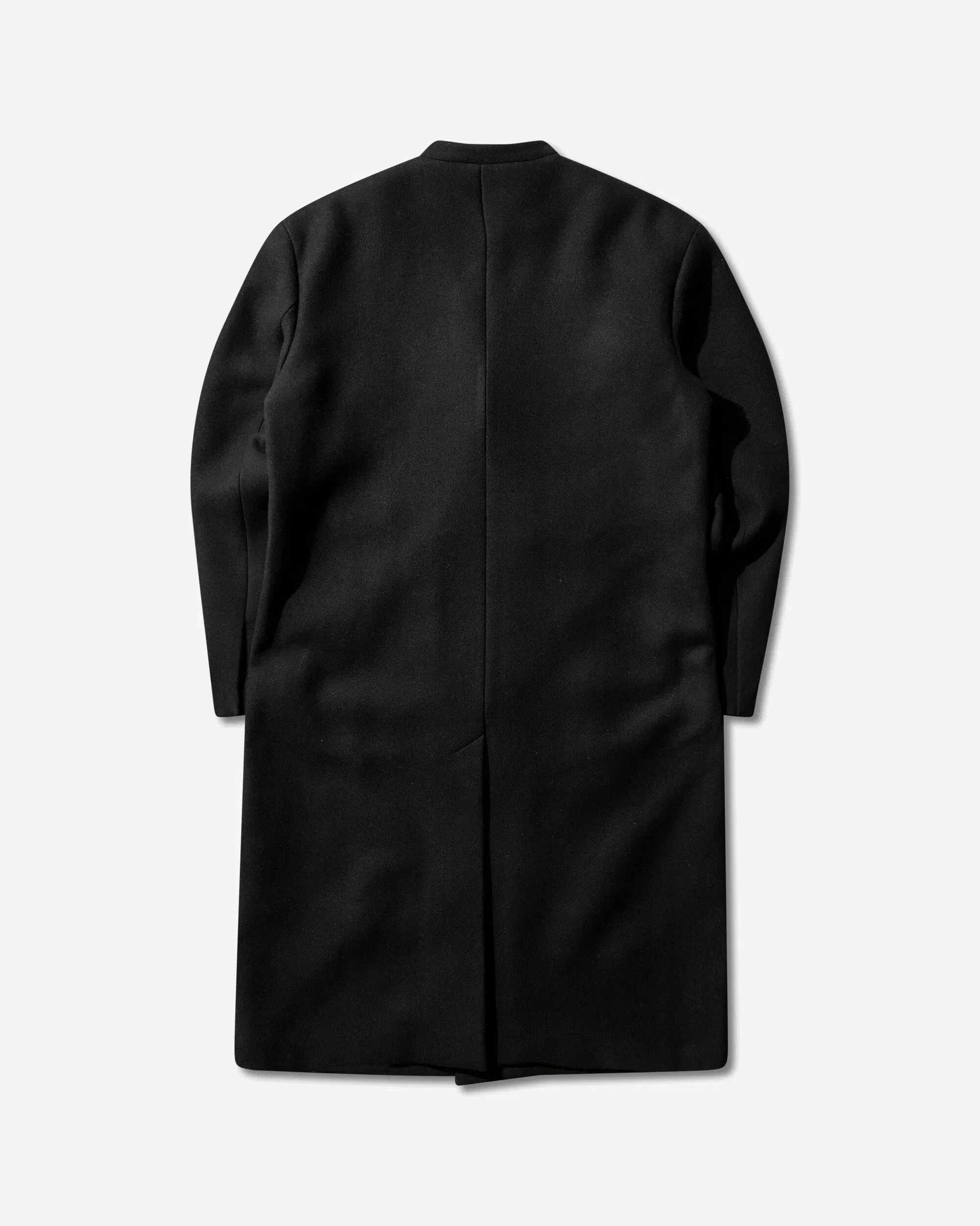OAMC Men's Double Breasted Wool Coat Black