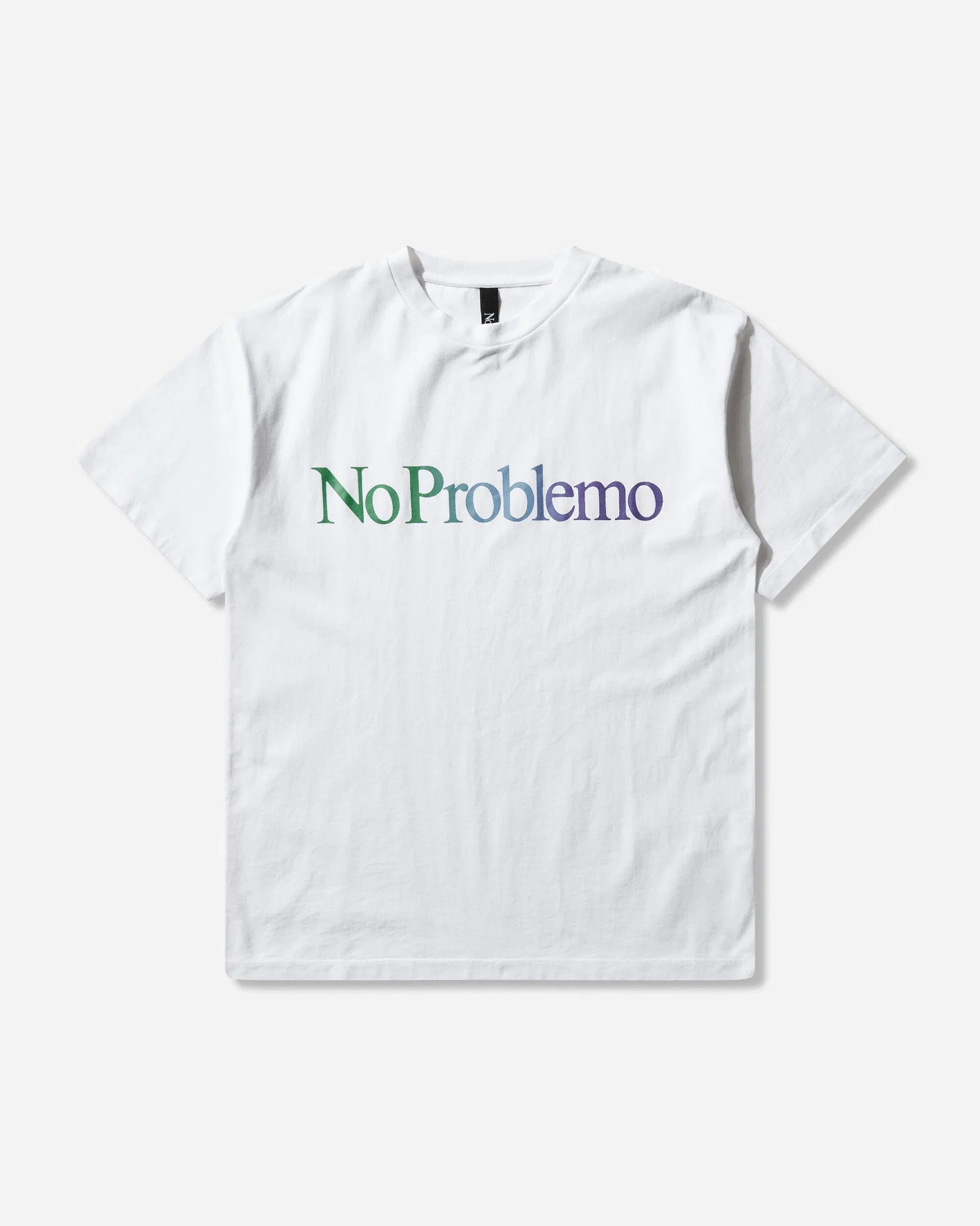 NO PROBLEMO Gradient Logo T-Shirt White