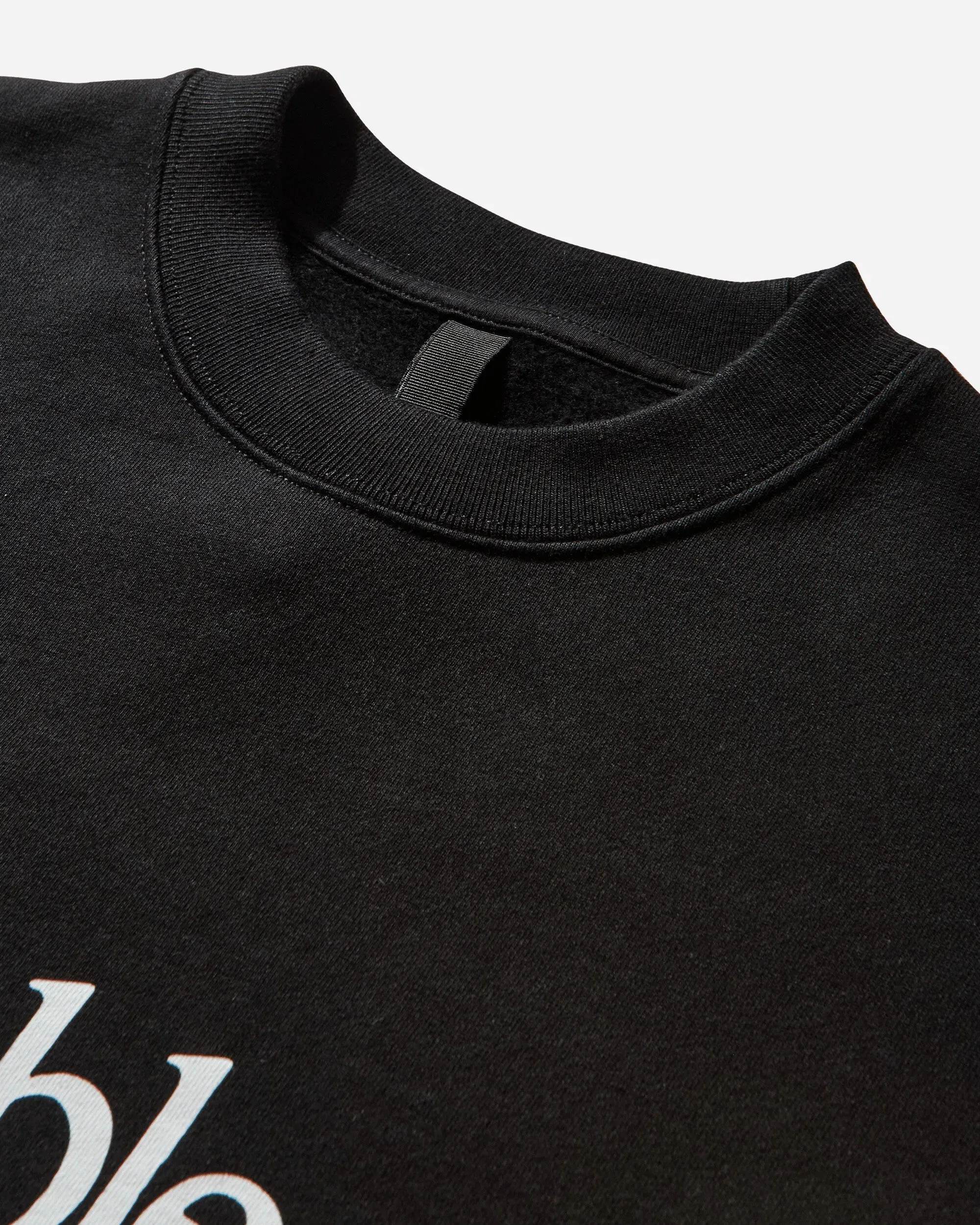NO PROBLEMO Logo Crewneck Sweatshirt Black