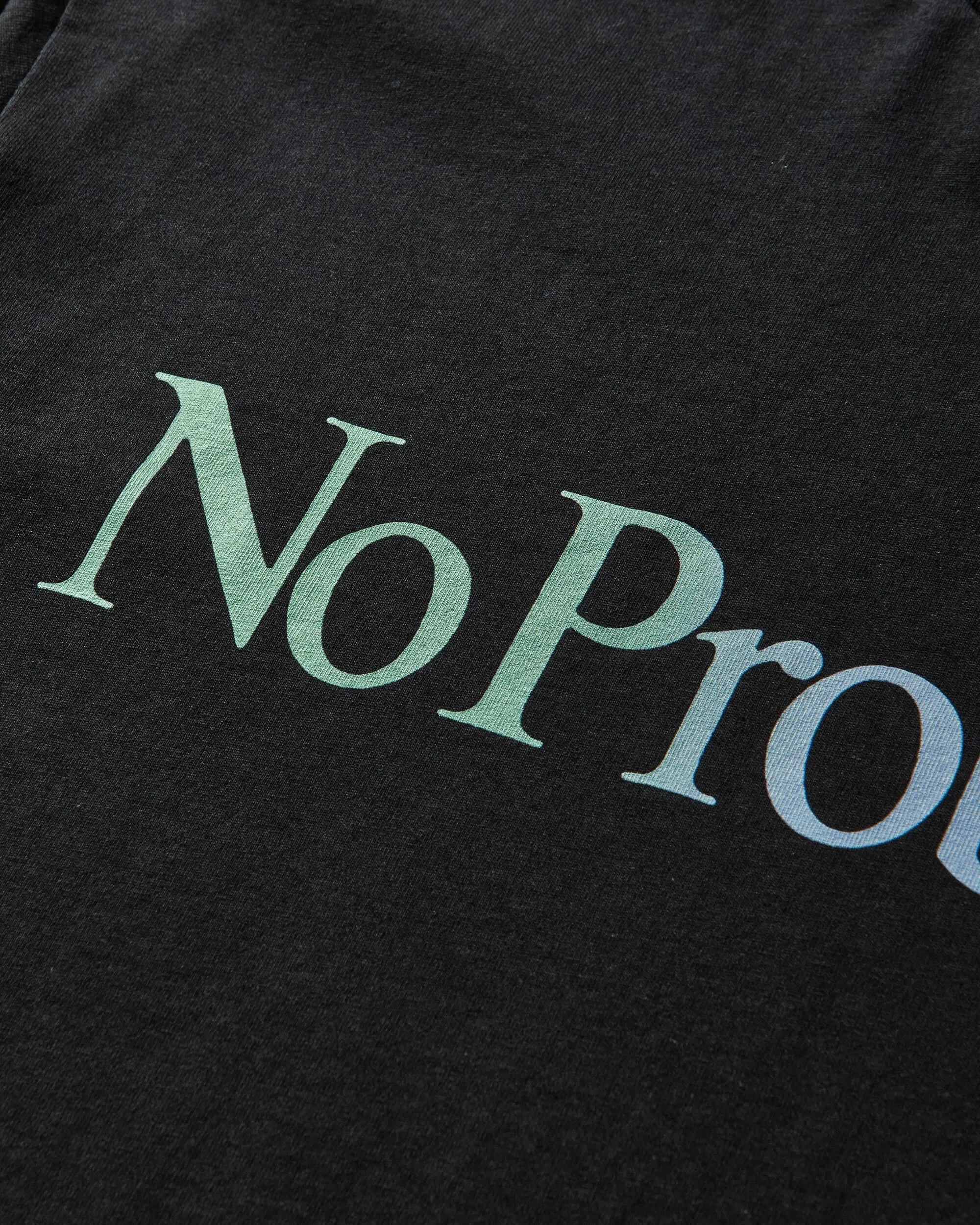 NO PROBLEMO Logo Longsleeve T-Shirt Black
