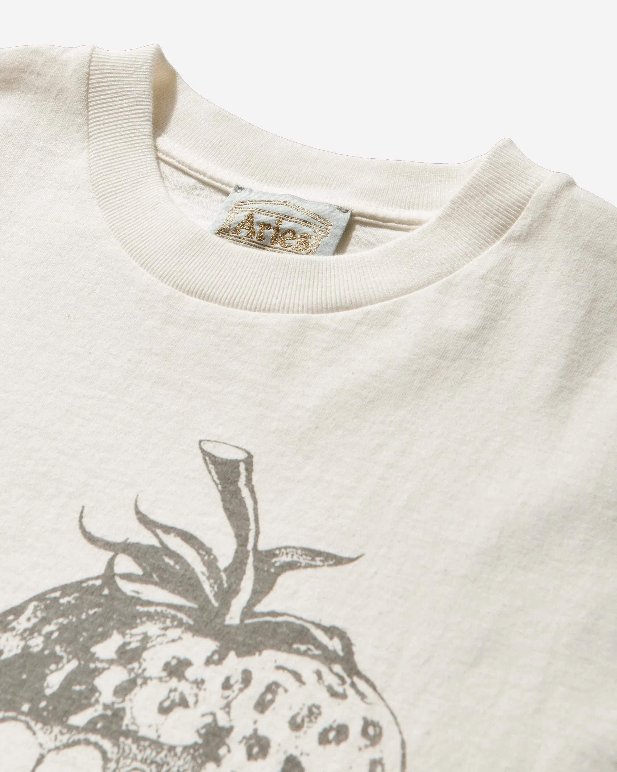 Aries Strawbaby T-Shirt White