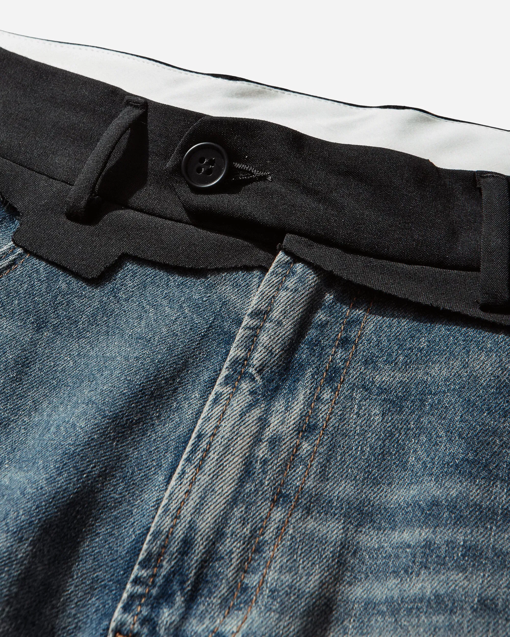 MM6 Maison Margiela Men's Replaced Waist Jeans Blue