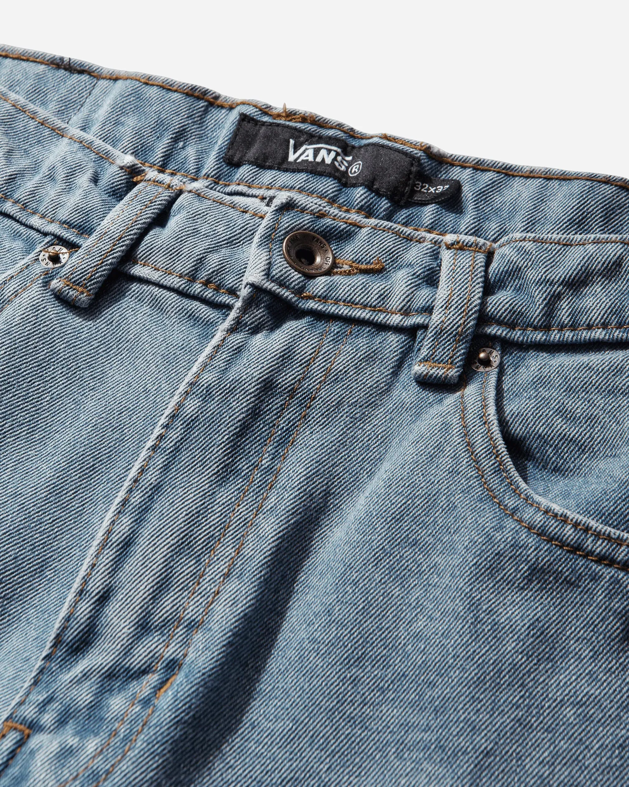 Vans Men's Check-5 Loose Denim Pants Stonewash / Blue