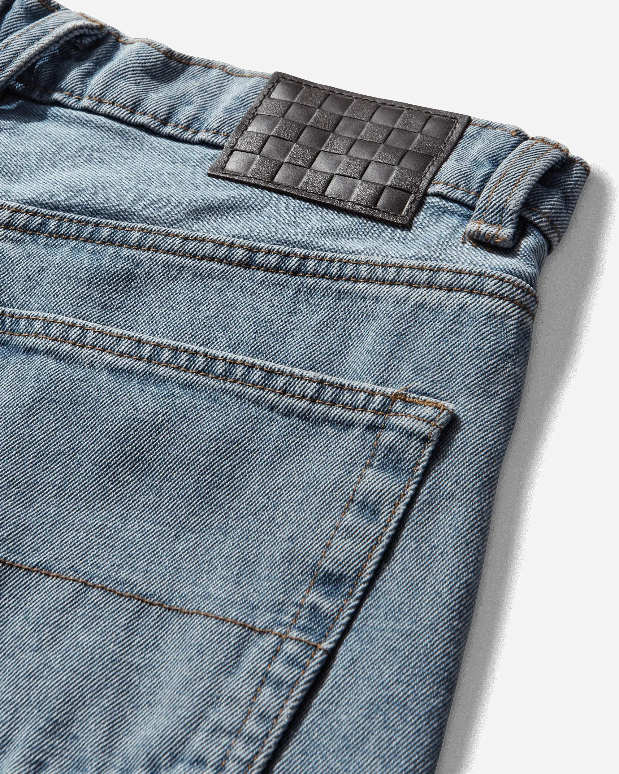 Vans Men's Check-5 Loose Denim Pants Stonewash / Blue