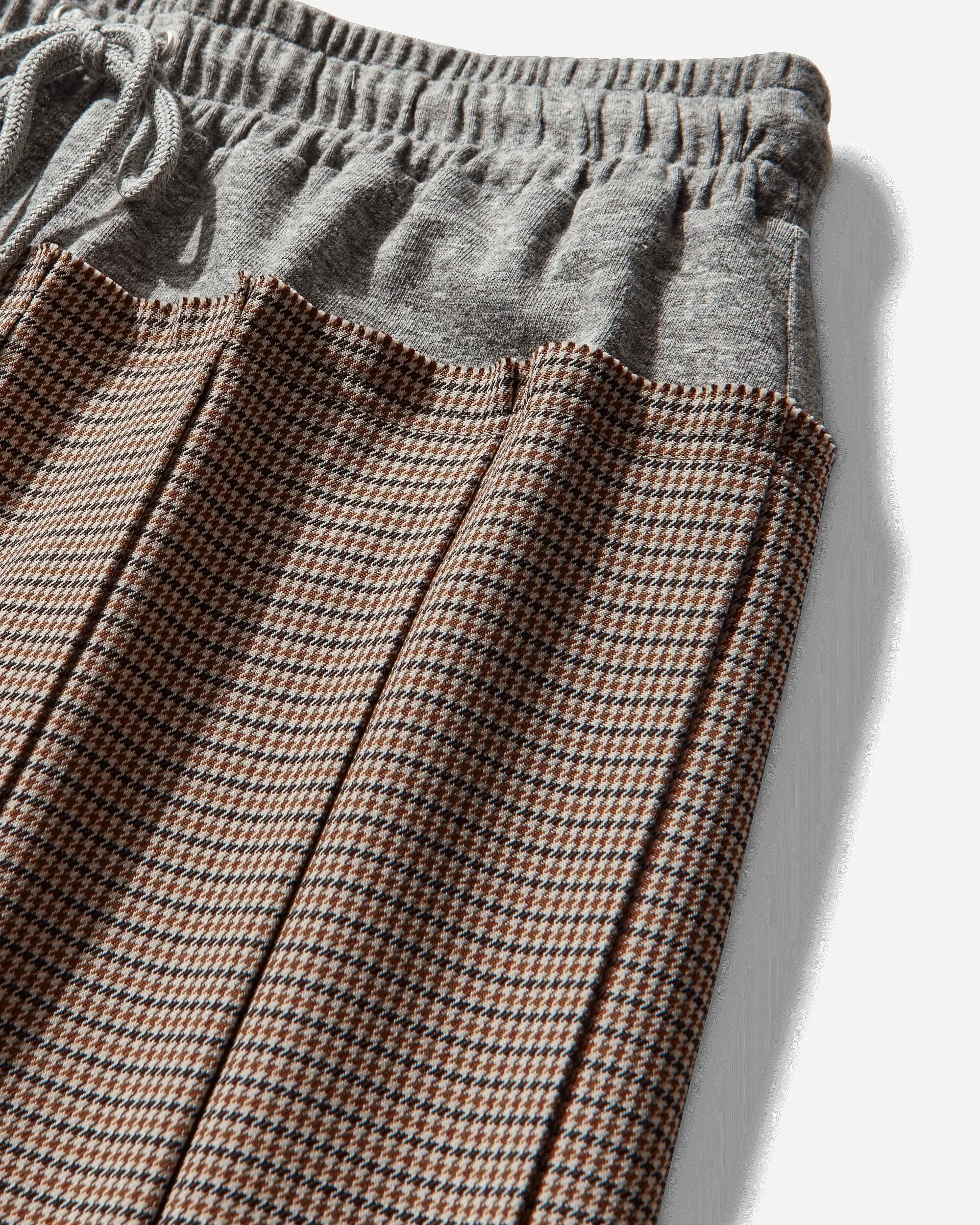 Undercover Women's Wool Pleated Skirt Brown Check