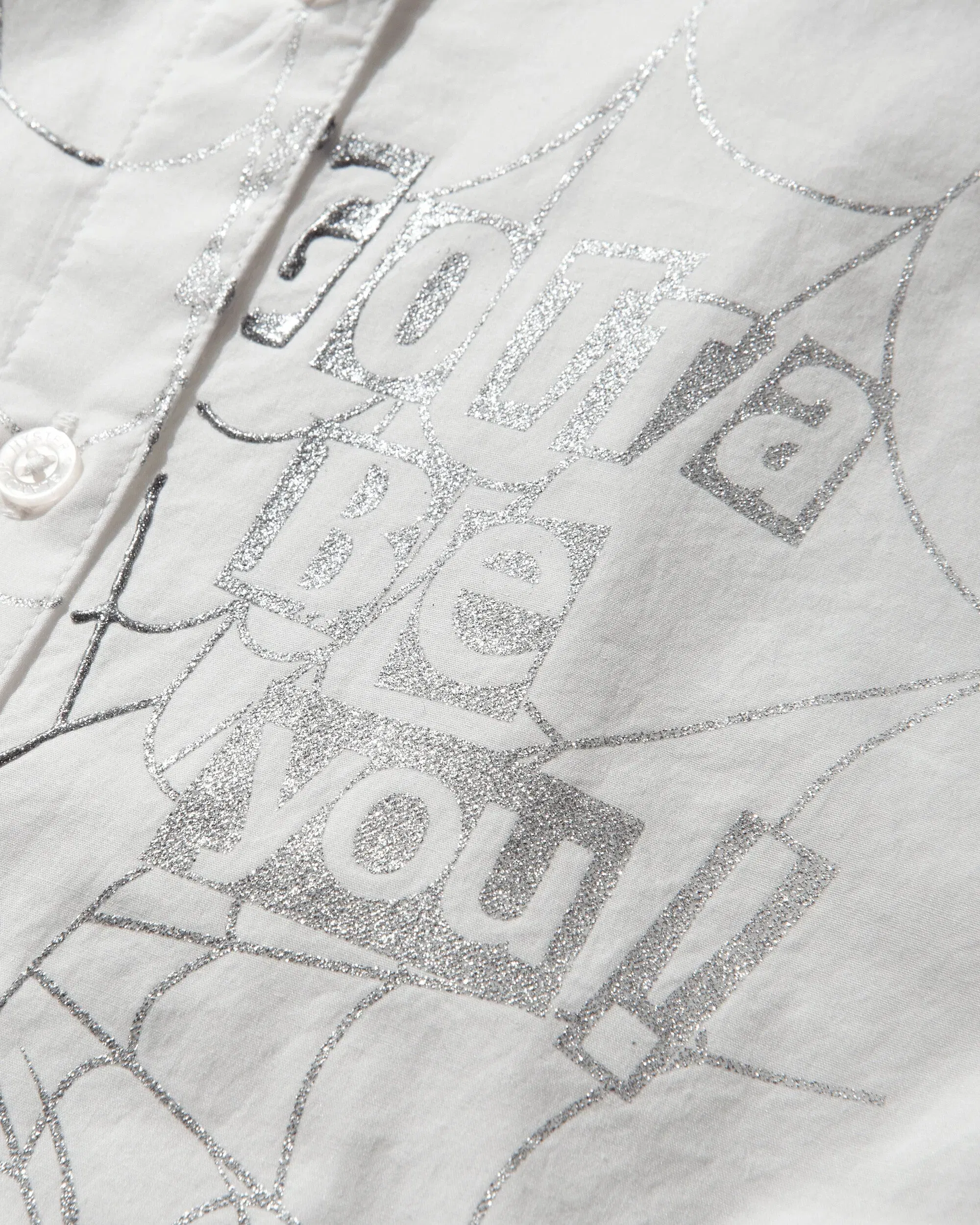 Hysteric Glamour Women's Hysteric Spider Lace-Up Frill Cuff Blouse White