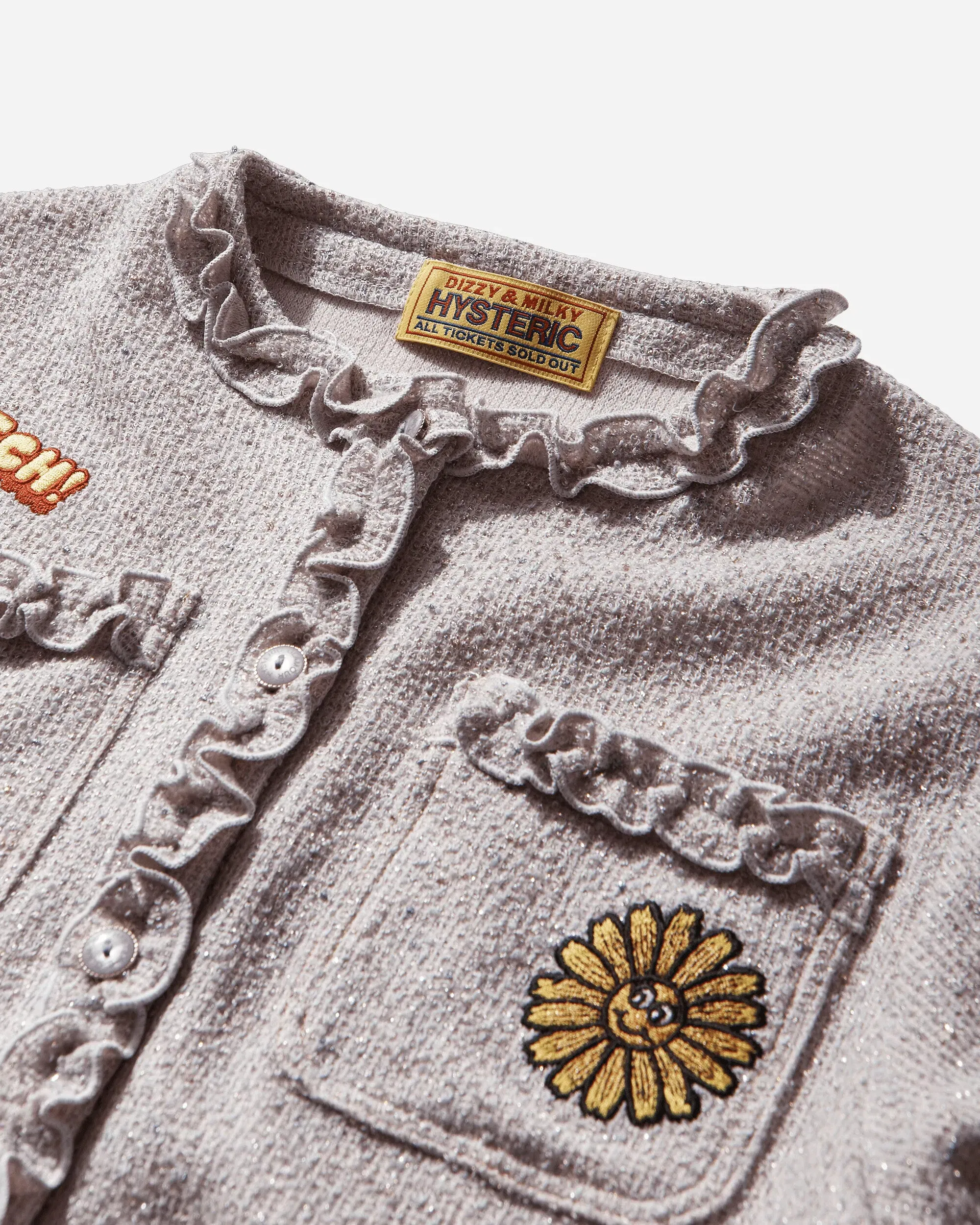 Hysteric Glamour Women's Flower Power Patch Jacket Purple