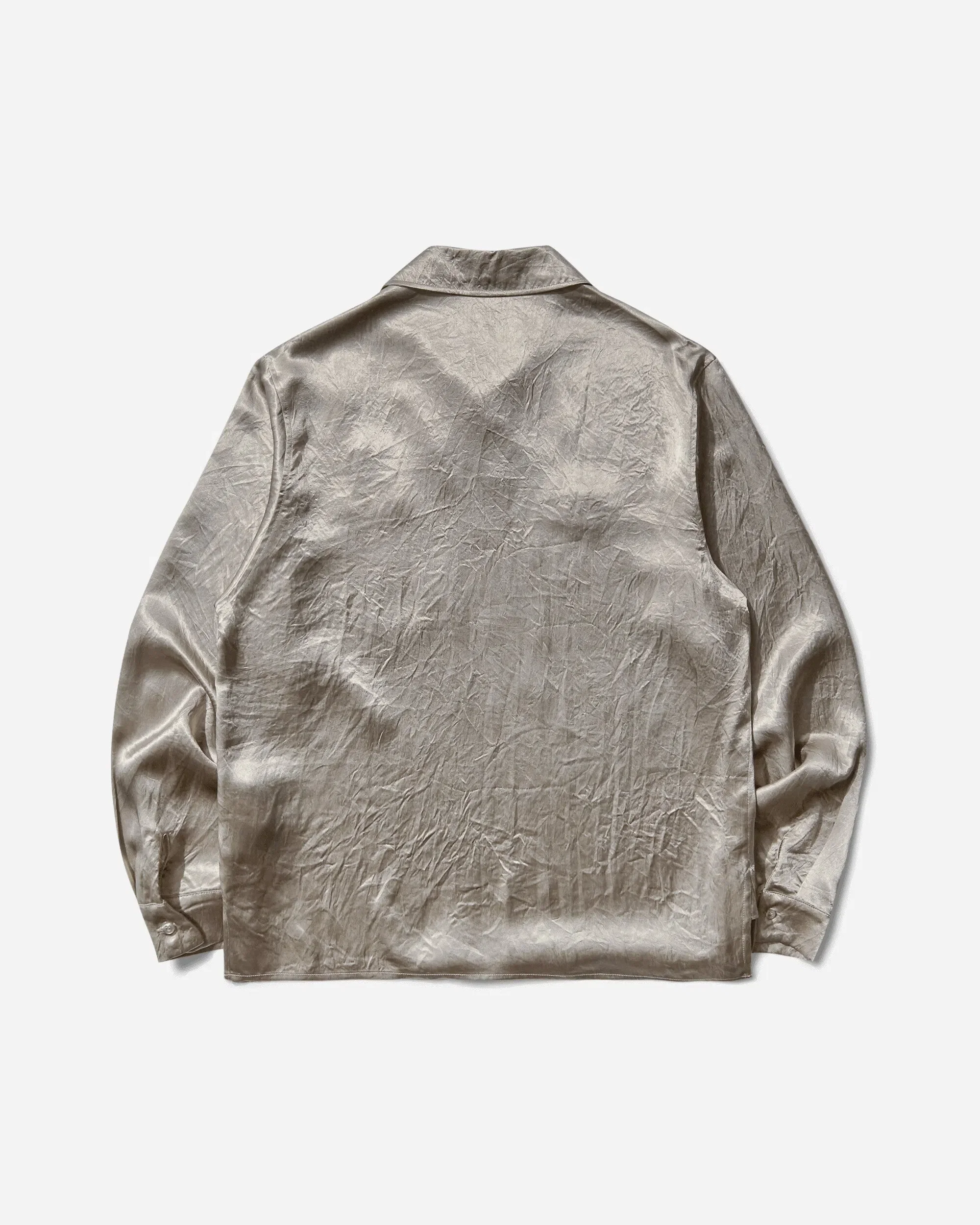 UMBRO Satin Enfield Shirt Silver Pearl
