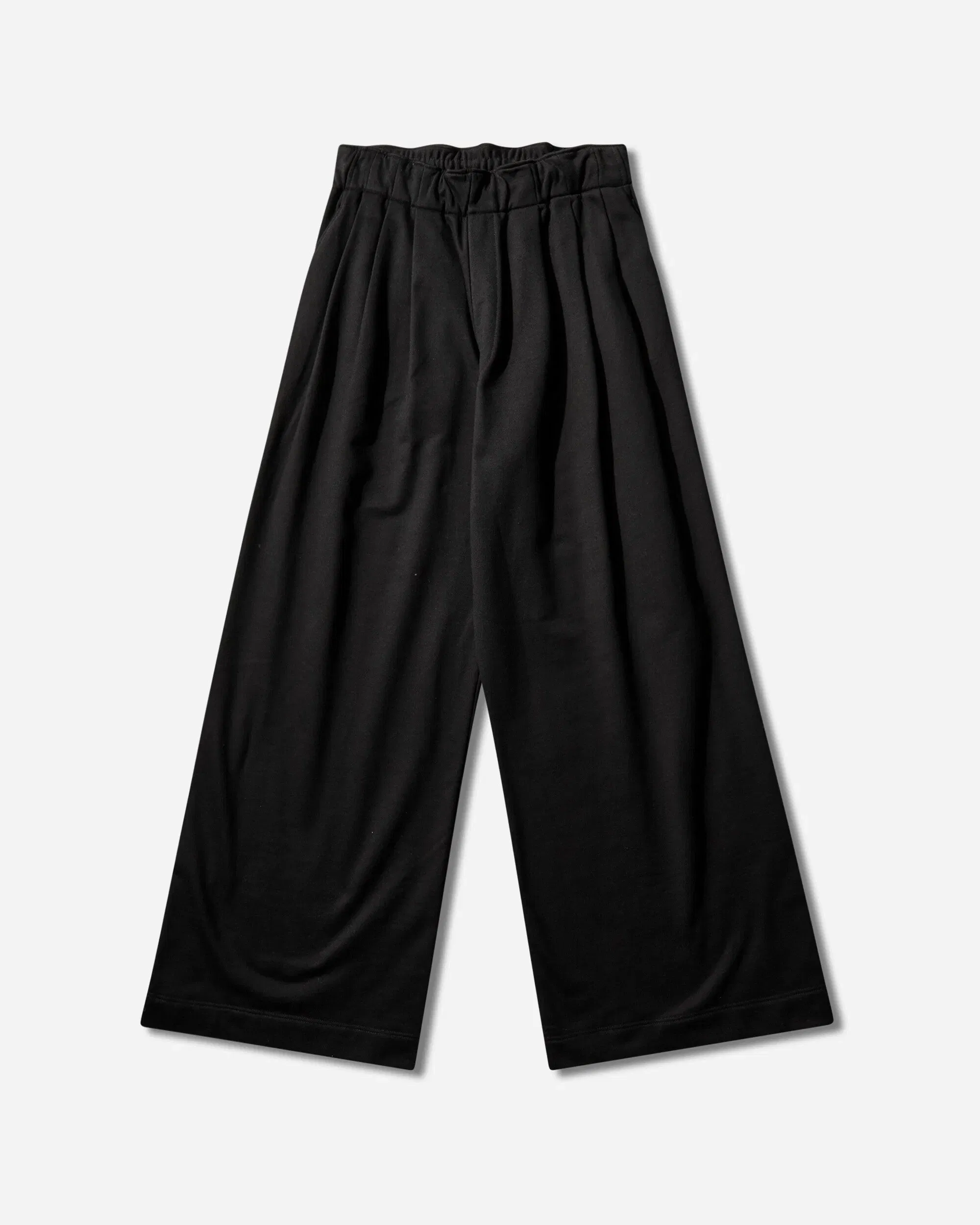 DRIES VAN NOTEN Men's Pleated Sweatpants Black