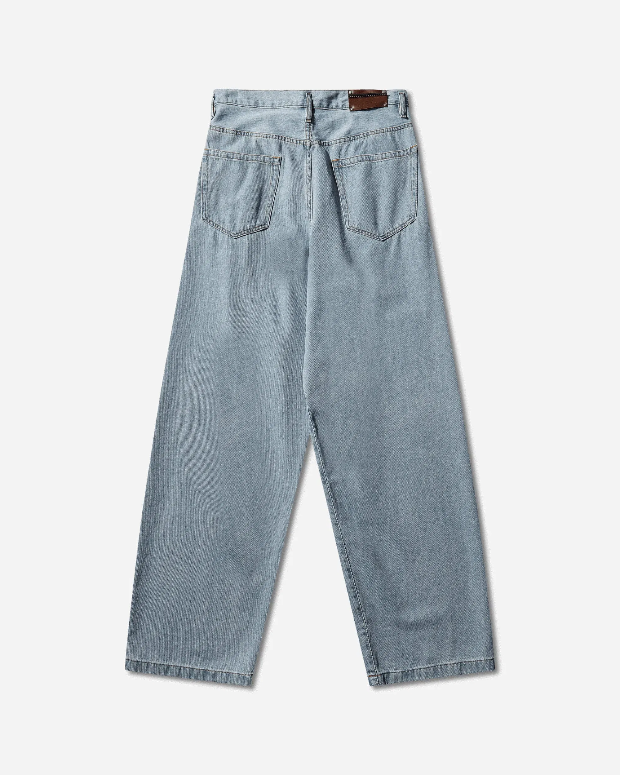 DRIES VAN NOTEN Men's Pleated Jeans Light Blue