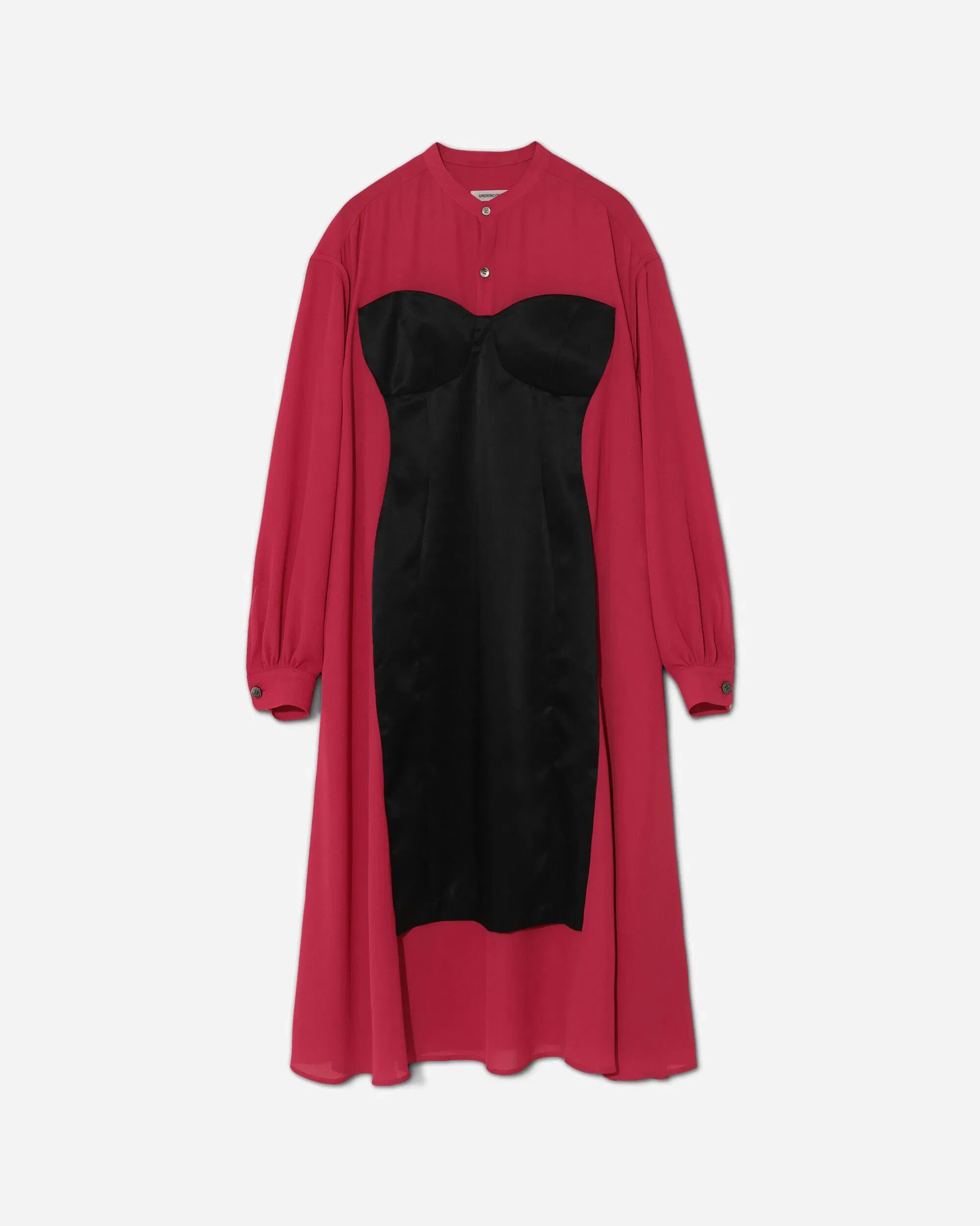 Undercover Women's Outline Maxi Dress Dark Pink