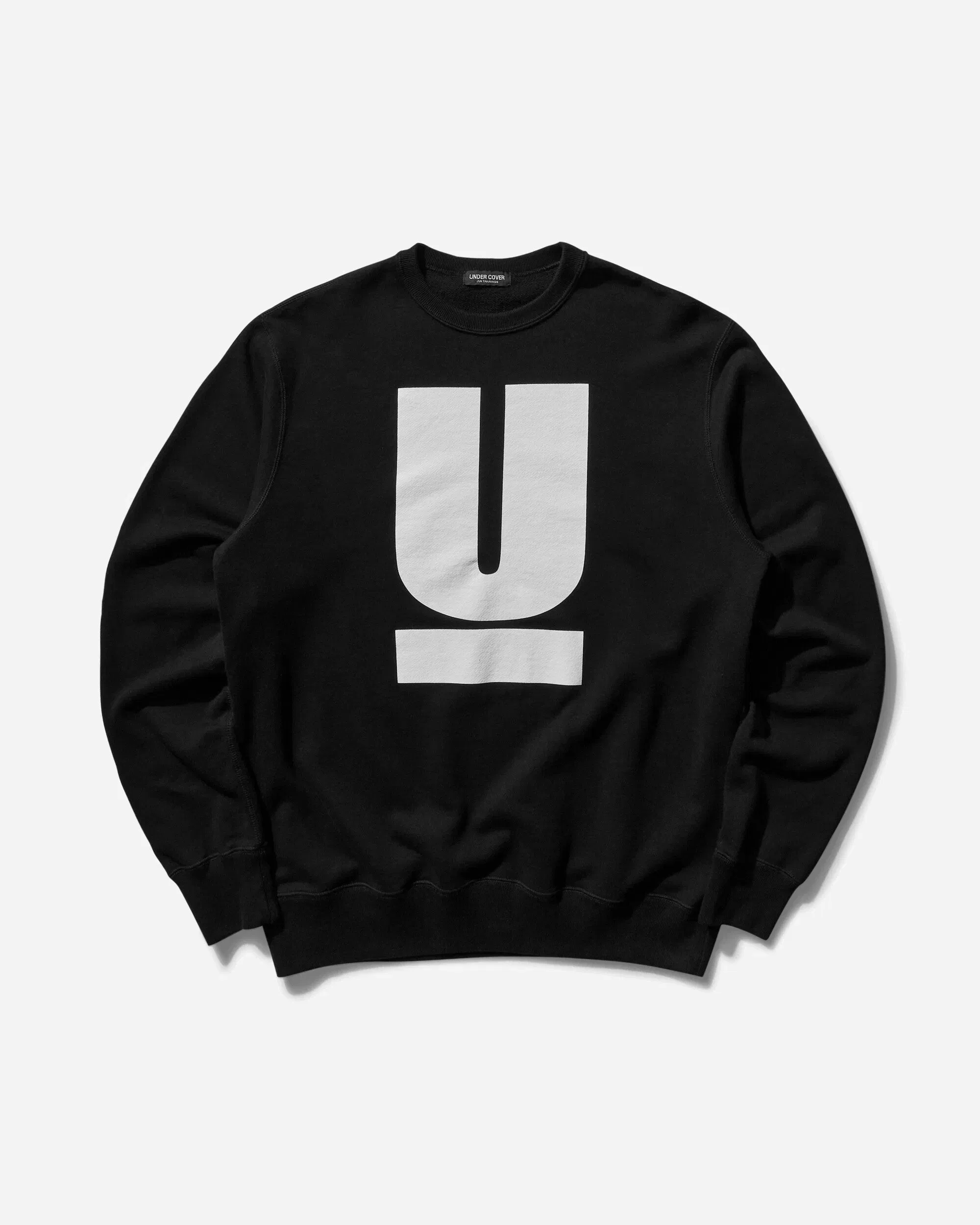 Undercover Men's U Signature Crewneck Sweatshirt Black