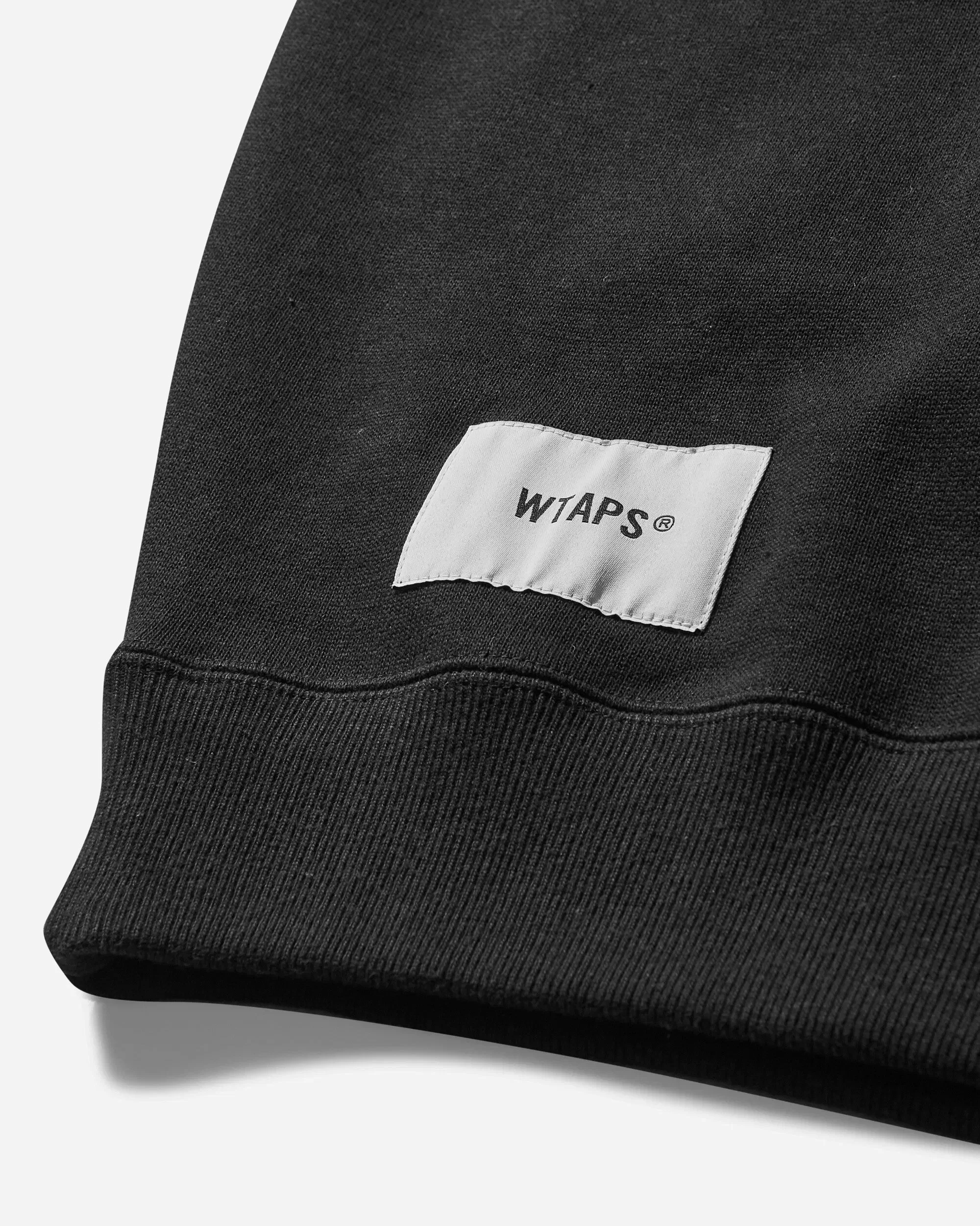 WTAPS Men's Academy Crewneck Sweatshirt Black